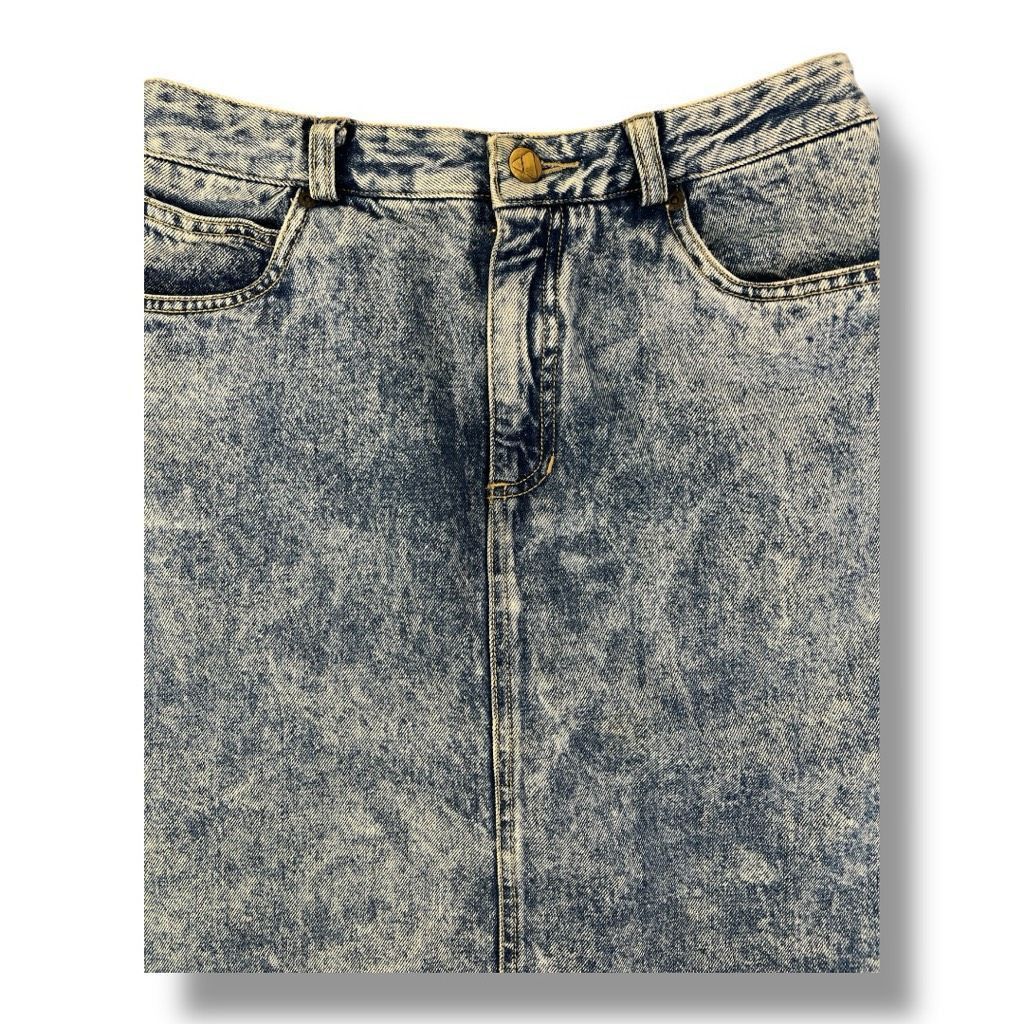 Liz Claiborne Vintage Liz Wear Acid Wash Denim Skirt Size 10 Size 32" / US 10 / IT 46 - 2 Thumbnail