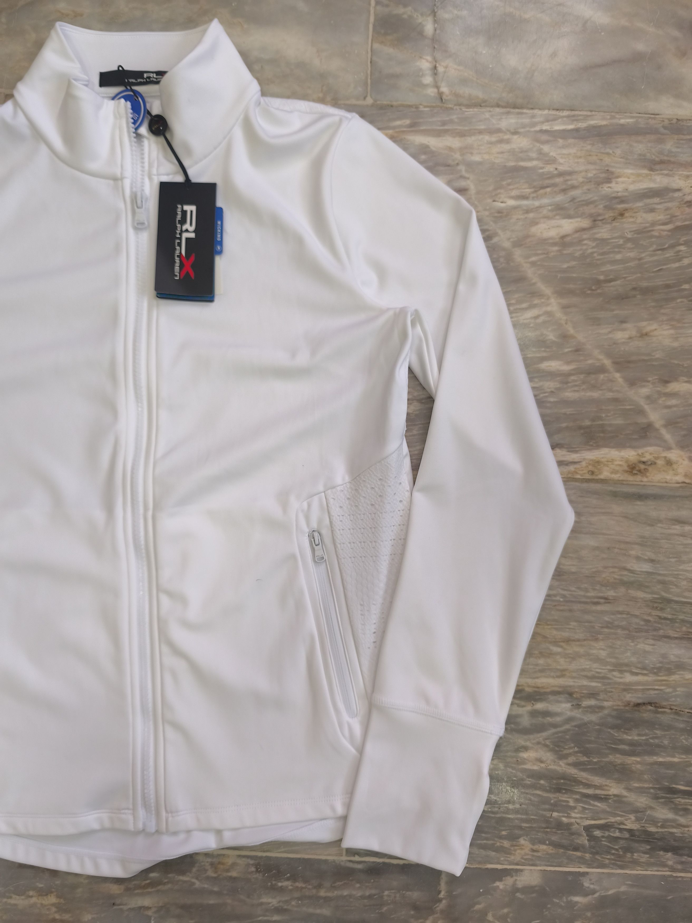 RLX Ralph Lauren RLX Stretch Eyelet Full-Zip Jacket Size M / US 6-8 / IT 42-44 - 3 Thumbnail