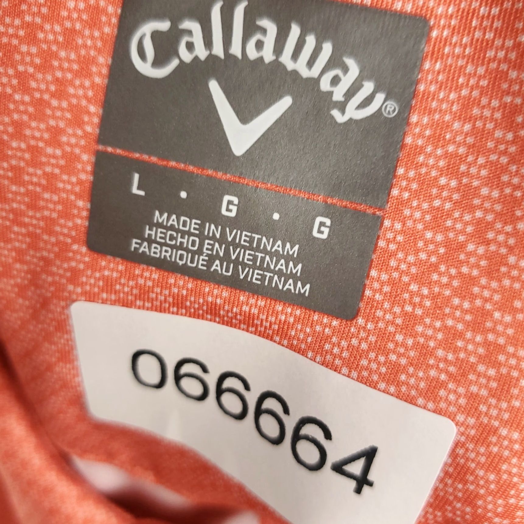 Callaway Callaway Polo Shirt Mens Size Large Coral Opti Dri Fit Golf Short Sleeve Polo Shirt Size US L / EU 52-54 / 3 - 7 Thumbnail