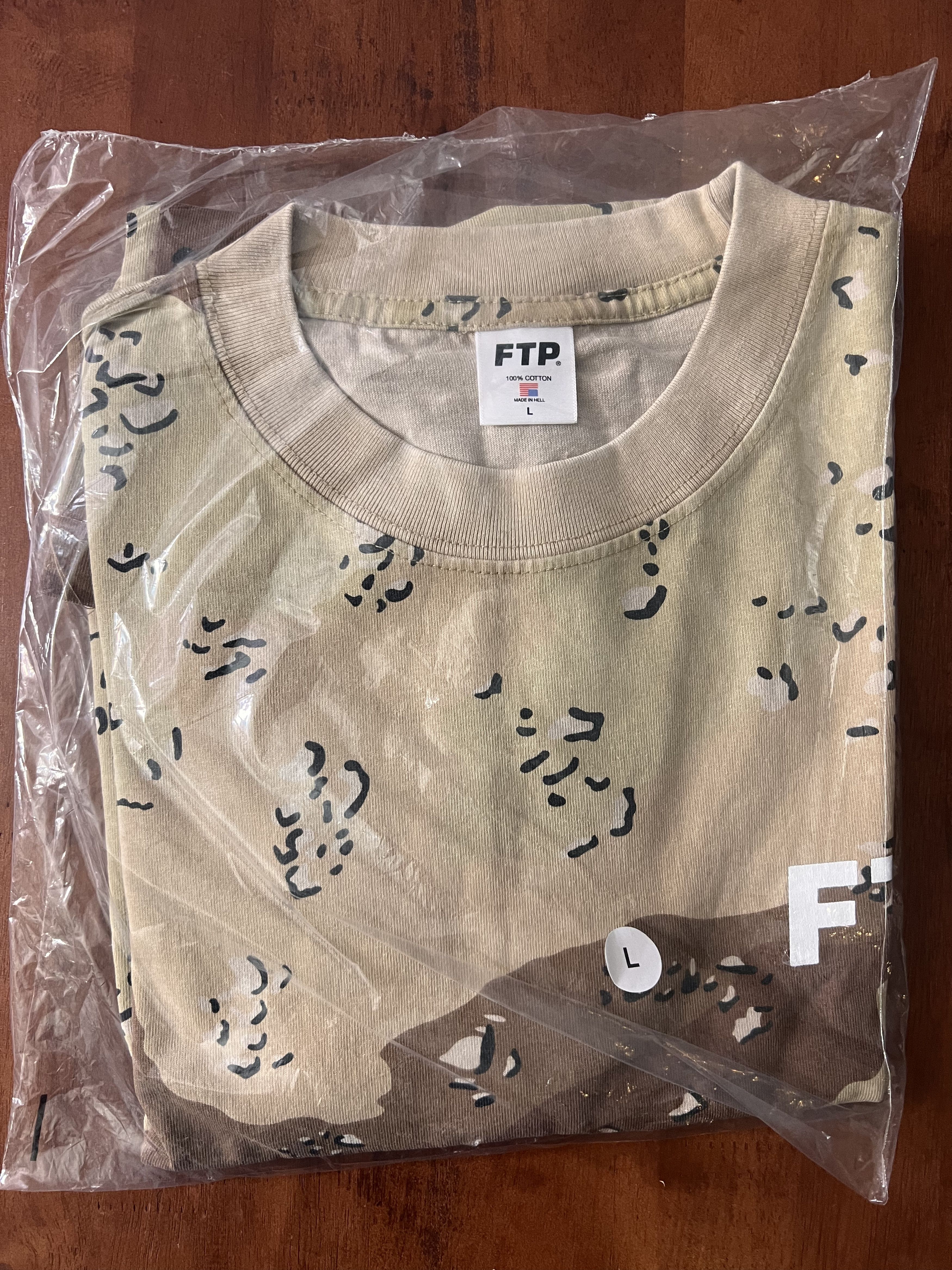 Fuck The Population Desert Camo Logo Tee Size US L / EU 52-54 / 3 - 3 Thumbnail