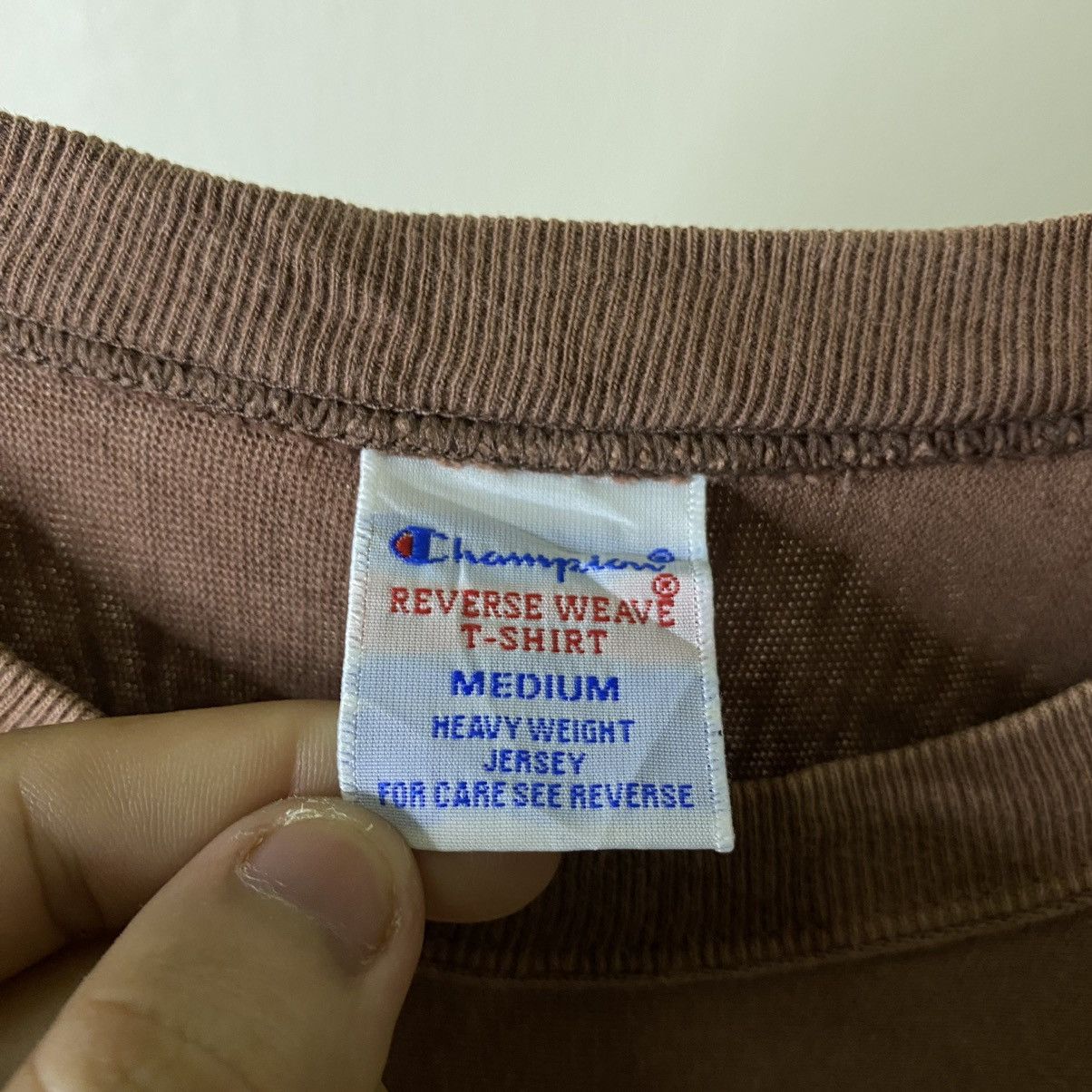 Champion Y2K Champion Reverse Weave Travis Scott Brown Style Tee Size US L / EU 52-54 / 3 - 4 Thumbnail