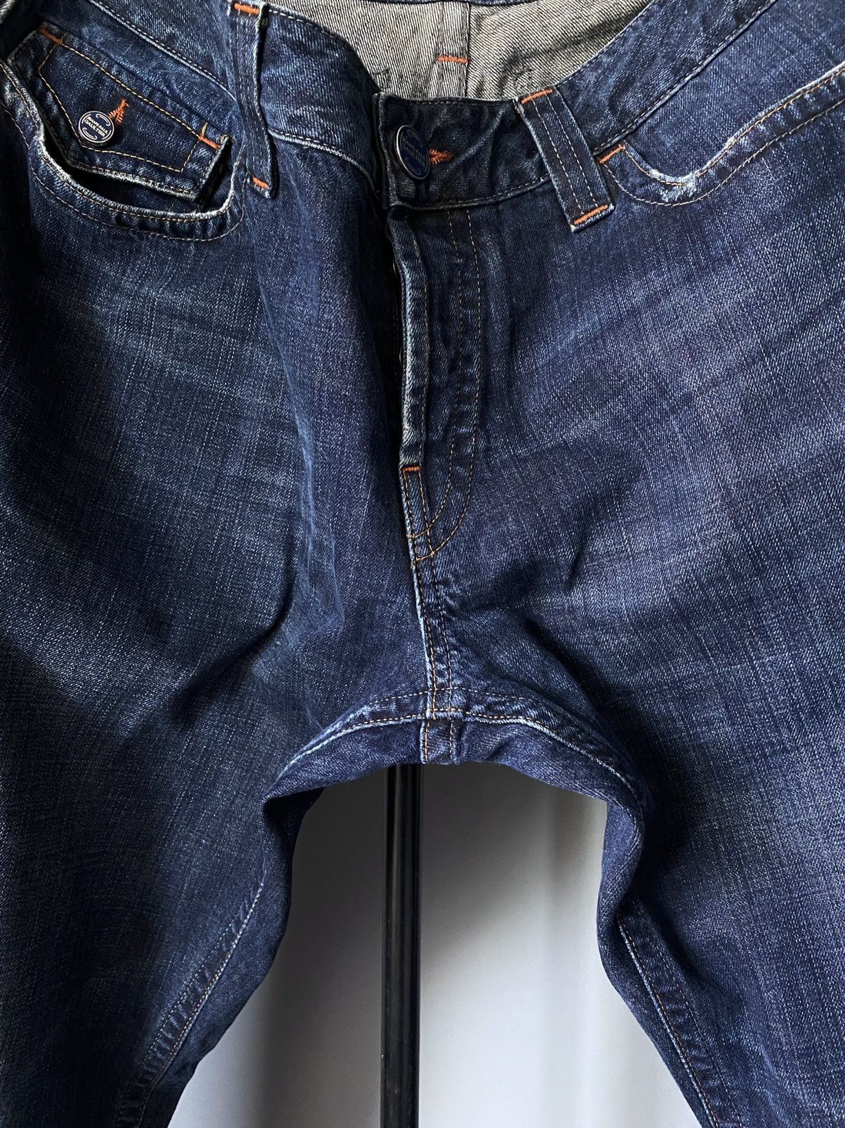 Jean Paul Gaultier Jean’s Paul Gaultier JPG Distressed Denim Metal Logo Archive Size US 36 / EU 52 - 19 Thumbnail