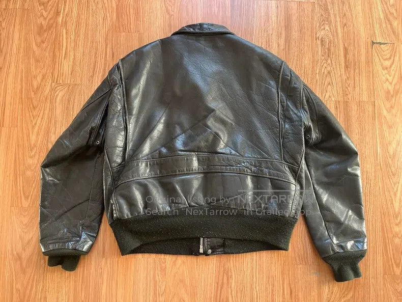 Schott Schott A2 Flight Leather Jacket Size US L / EU 52-54 / 3 - 7 Thumbnail