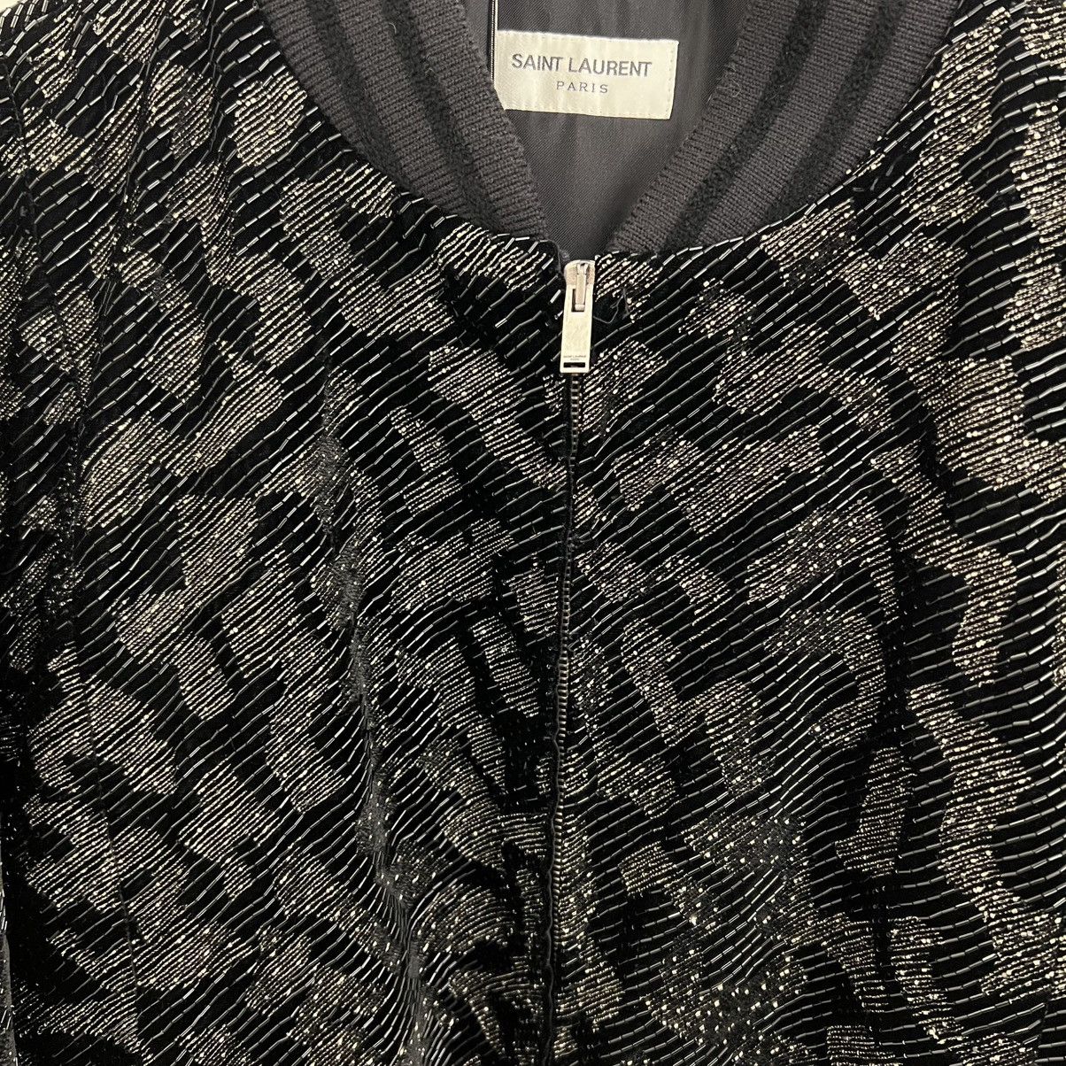 Saint Laurent Paris Saint Laurent Embellished Jacket in Medium Size US M / EU 48-50 / 2 - 4 Thumbnail