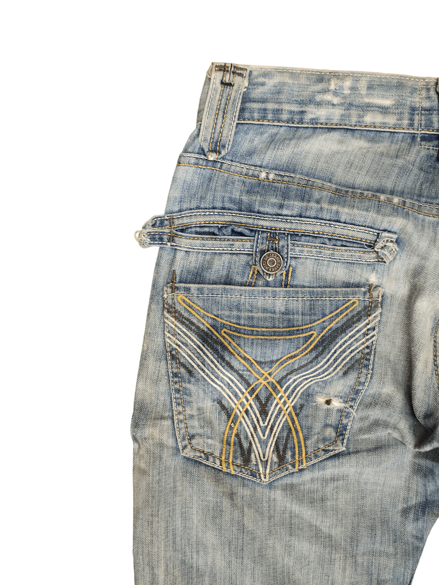 Taverniti Vintage Taverniti Jeans Distressed Faded Denim Jeans Size US 30 / EU 46 - 5 Thumbnail