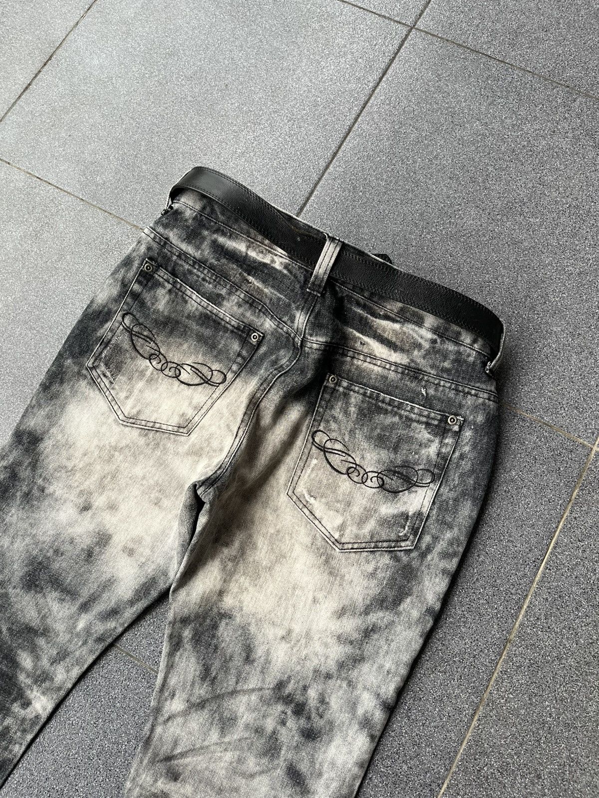 14th Addiction 🇯🇵Vtg y2k In The Attic Homme smoke distressed Jeans pats 🇯🇵 Size US 32 / EU 48 - 7 Thumbnail