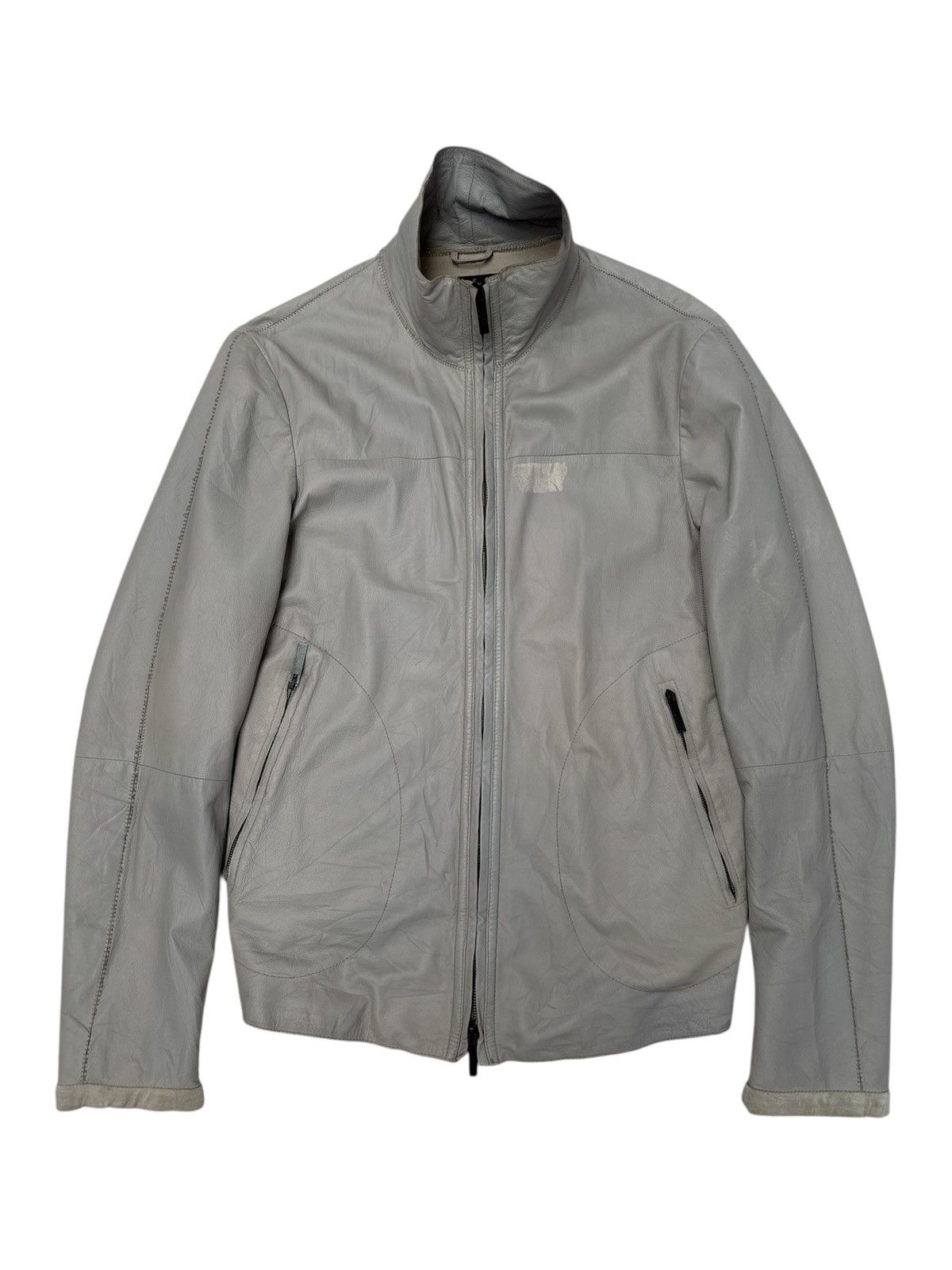 Emporio Armani SS13 RUNWAY Leather Jacket Size US S / EU 44-46 / 1 - 2 Thumbnail