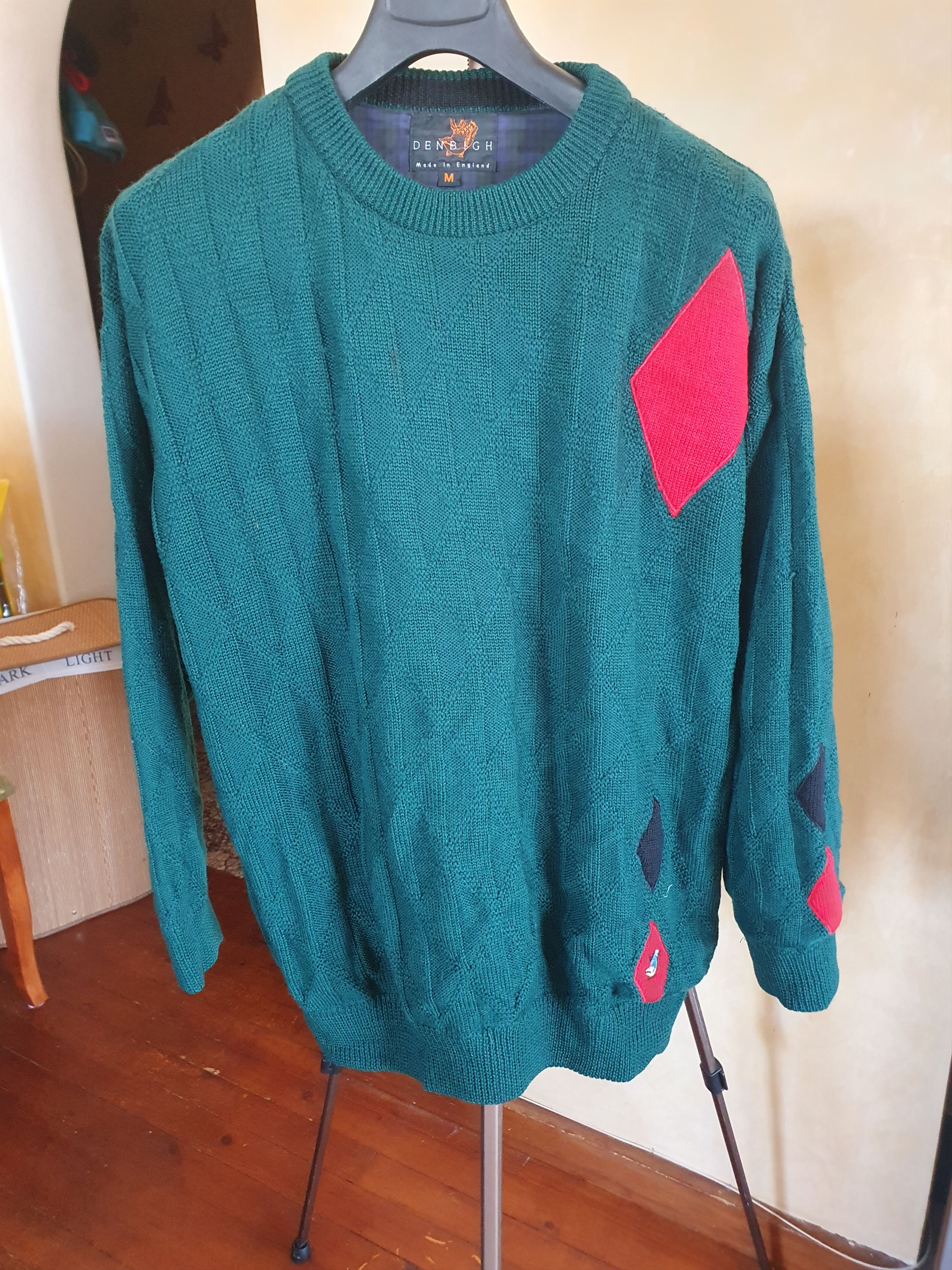 Other Denbigh Lined Sweater Wind Stopper Made in England sz M/L? Size US M / EU 48-50 / 2 - 7 Thumbnail