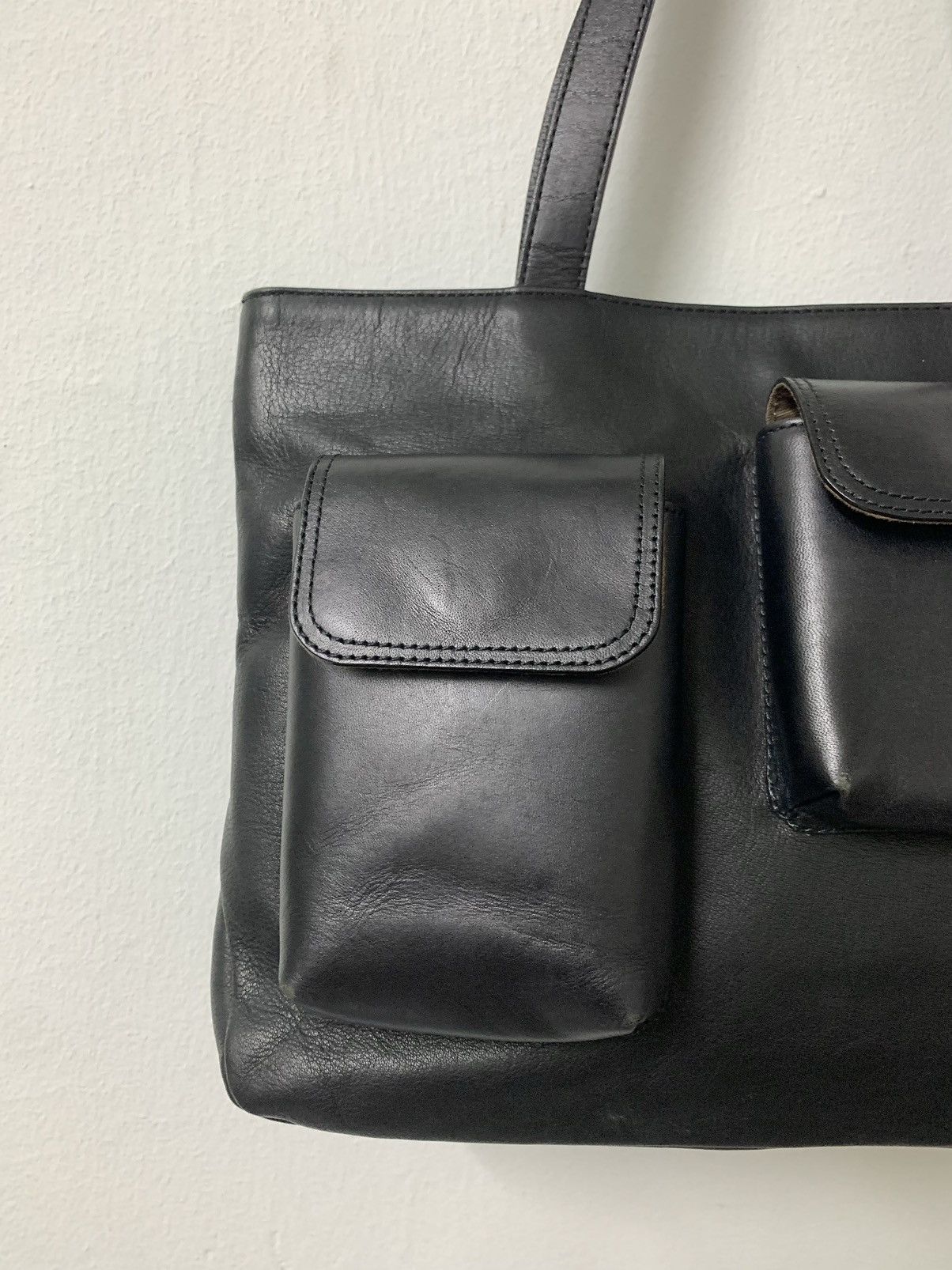 Japanese Brand Osema maeda black leather shoulder bag Size ONE SIZE - 4 Thumbnail