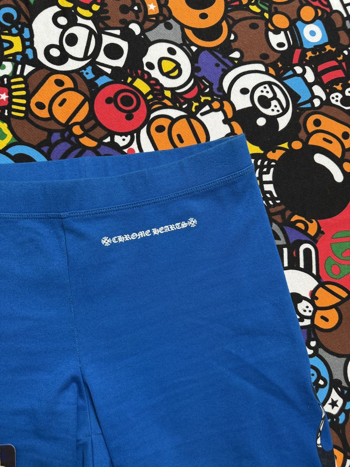Chrome Hearts Chrome Hearts Women’s Blue Biker Shorts Size 28" / US 6 / IT 42 - 3 Thumbnail