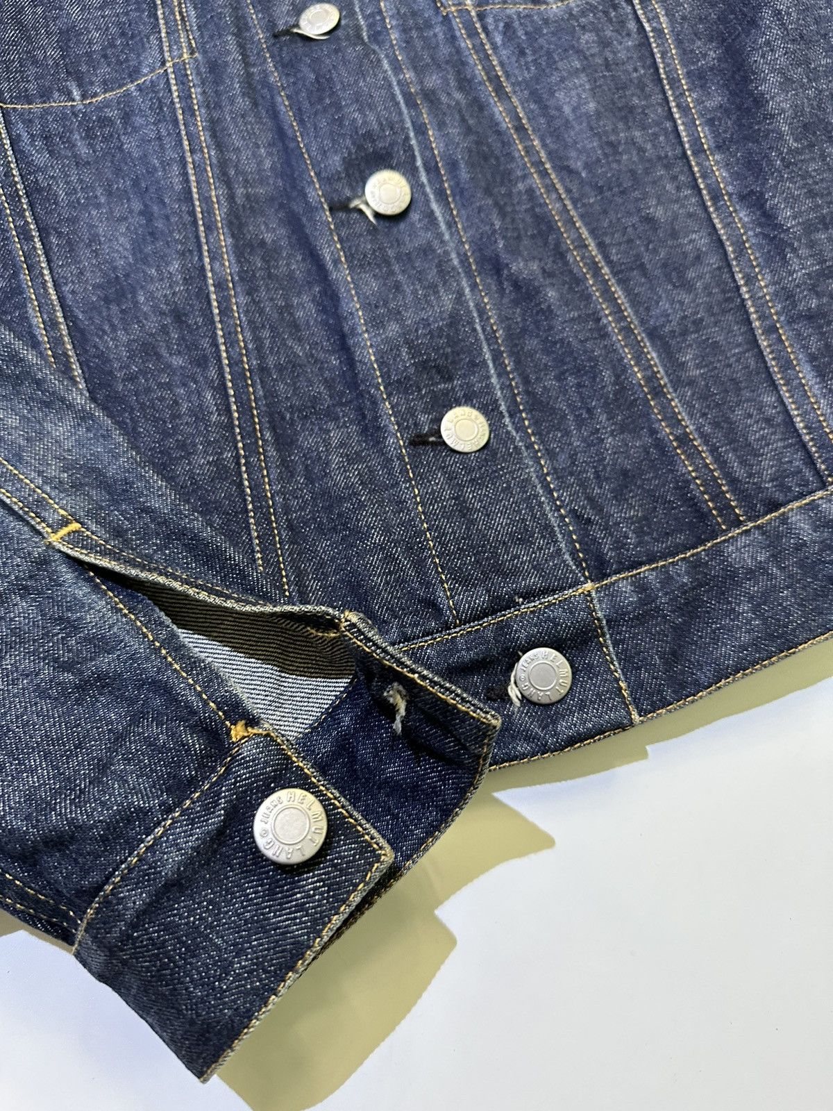 Helmut Lang Helmut lang Raw denim classic jacket Size S / US 4 / IT 40 - 6 Thumbnail