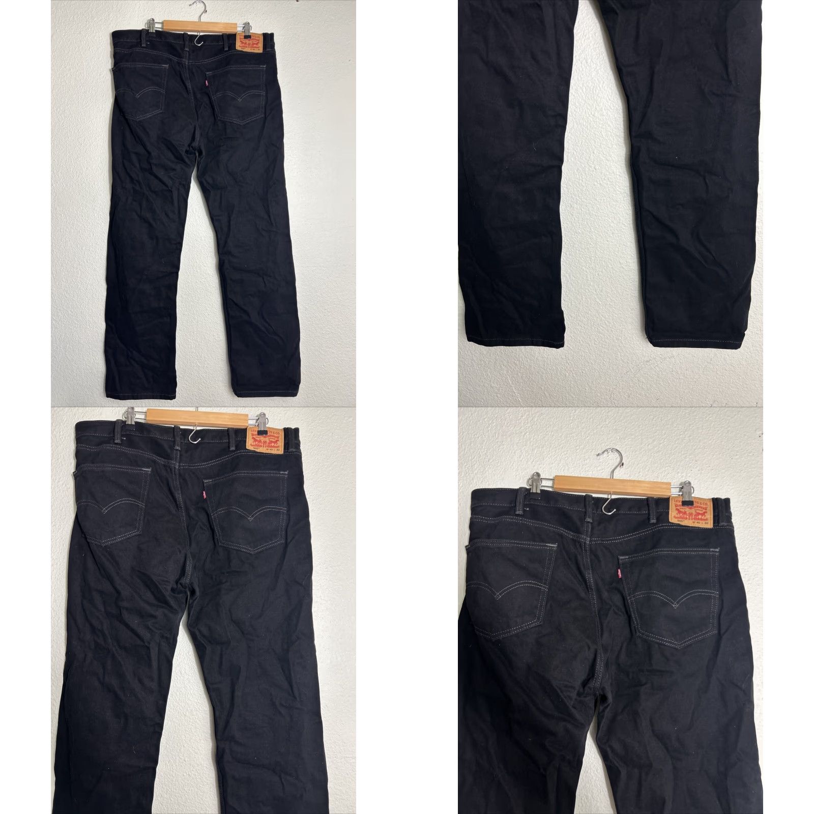 Levi's Levis 505 Black Straight Jeans Mens Size 40x32 Size Type Regular Jeans Men Black 505 Straight Size US 40 / EU 56 - 8 Thumbnail