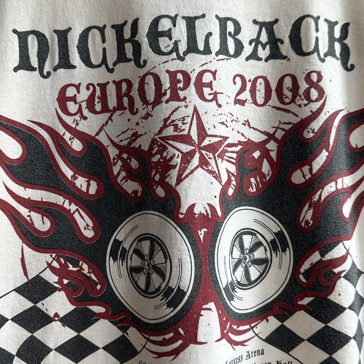 Band Tees Vintage 2000s Nickelback Europe Tour Promo Band Tee Size US XL / EU 56 / 4 - 5 Thumbnail