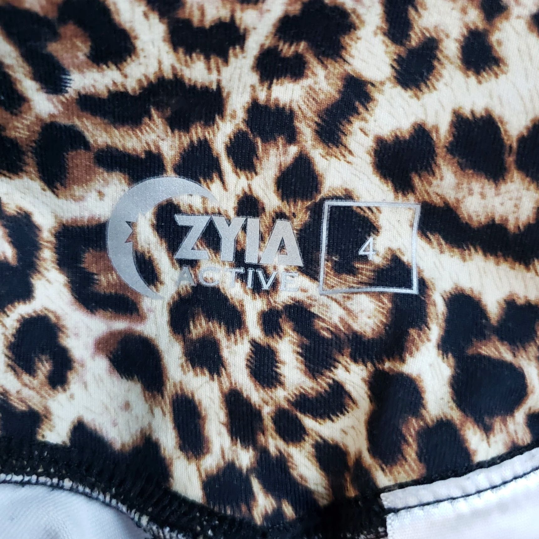 Vintage Zyia Womens Leggings Sz 4 Brown Animal Print Shirt? Size 27" / US 4 / IT 40 - 7 Thumbnail