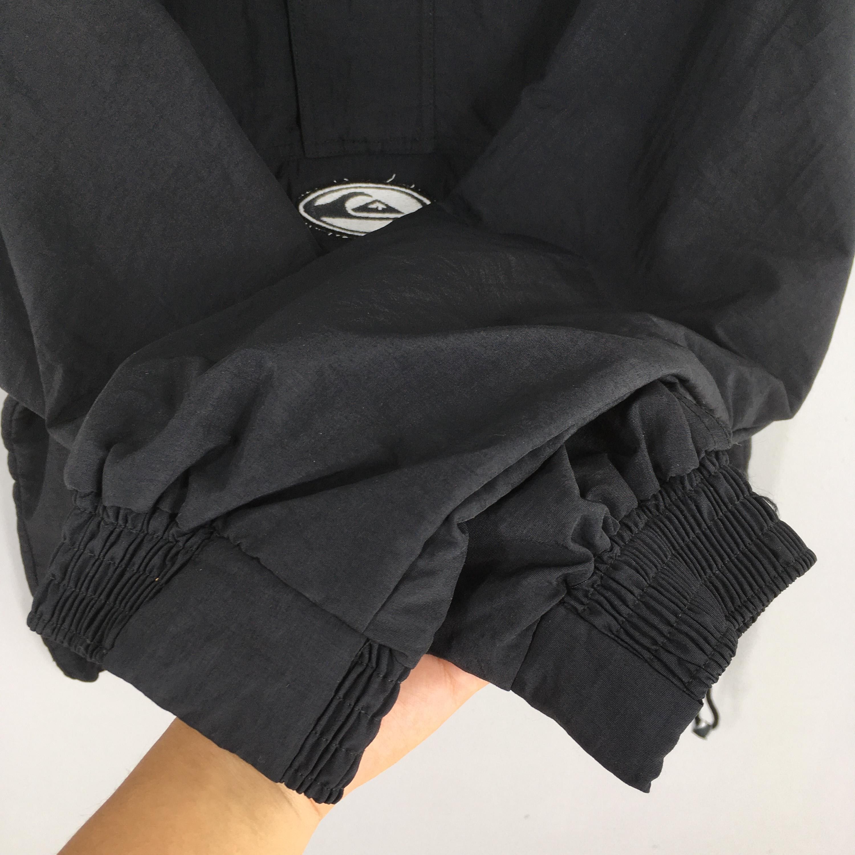 Quiksilver Vintage 90s Quiksilver Surf Black Anorak Jacket Small Size US S / EU 44-46 / 1 - 4 Thumbnail