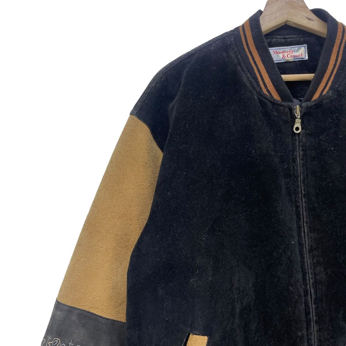 Japanese Brand × Vintage Japanese Brand Monterey And Carmel Colour Block Varsity Size US L / EU 52-54 / 3 - 4 Thumbnail