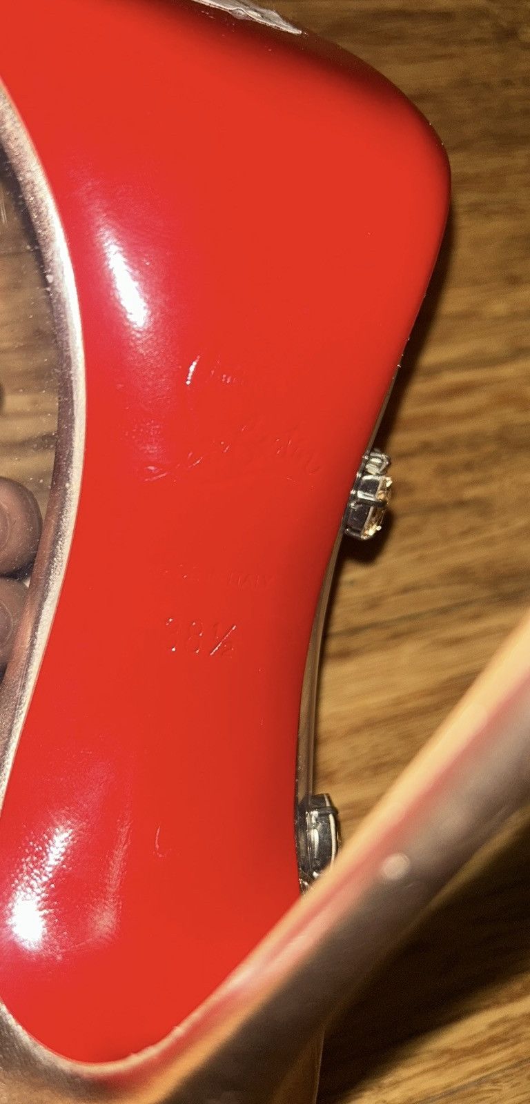 Christian Louboutin Christian Louboutin Degraqueen Clear Pointed Toe Pump Size US 8.5 / IT 38.5 - 11 Thumbnail