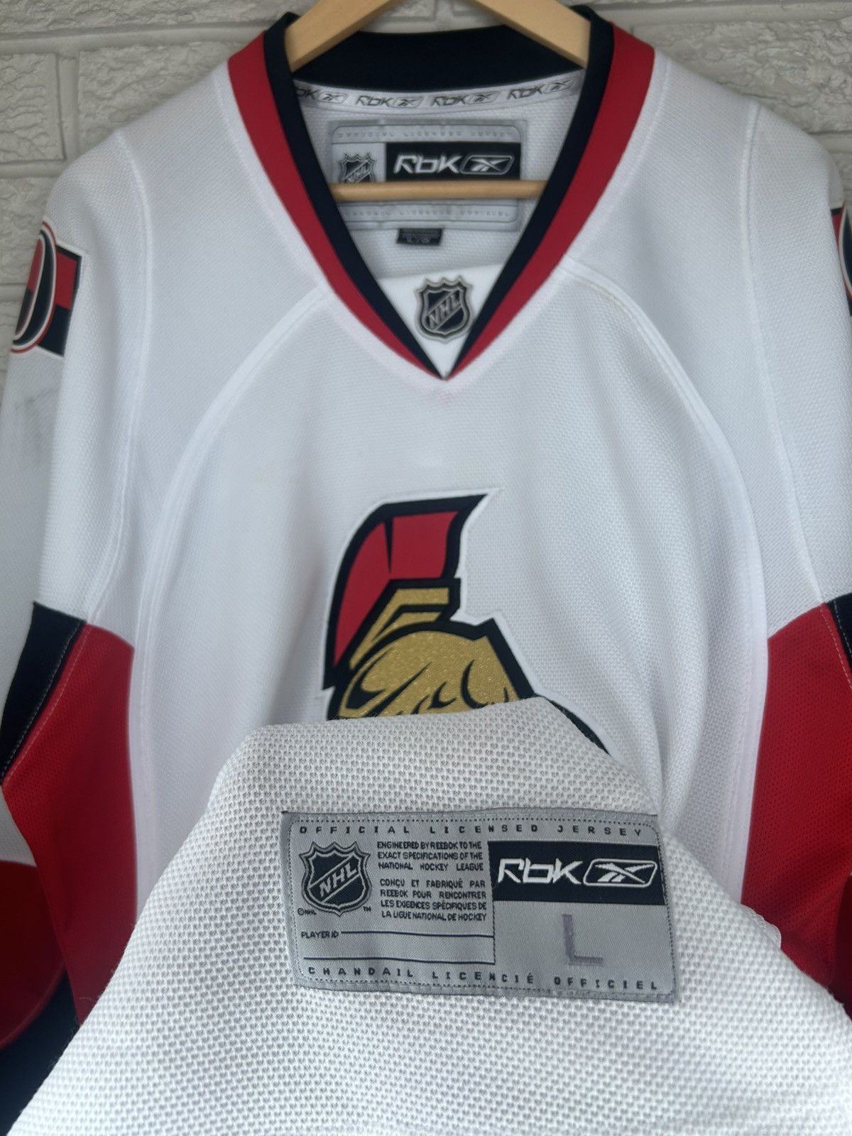 Reebok Vintage Reebok Ottawa Senators Away Jersey Size US L / EU 52-54 / 3 - 4 Thumbnail