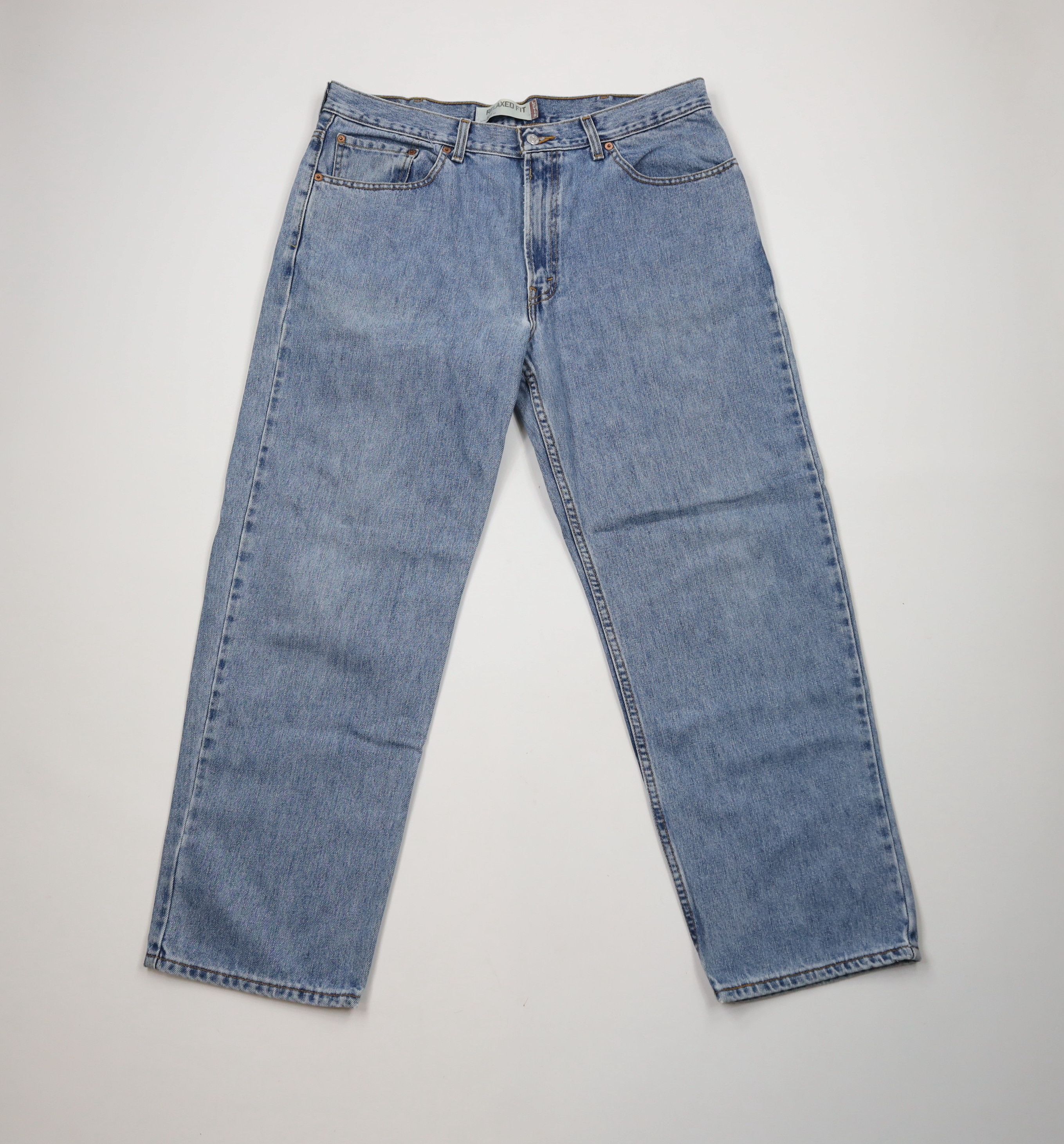 Levi's × Vintage Vintage Y2K Levis 550 Baggy Fit Denim Jeans Blue Cotton Size US 38 / EU 54 - 1 Thumbnail