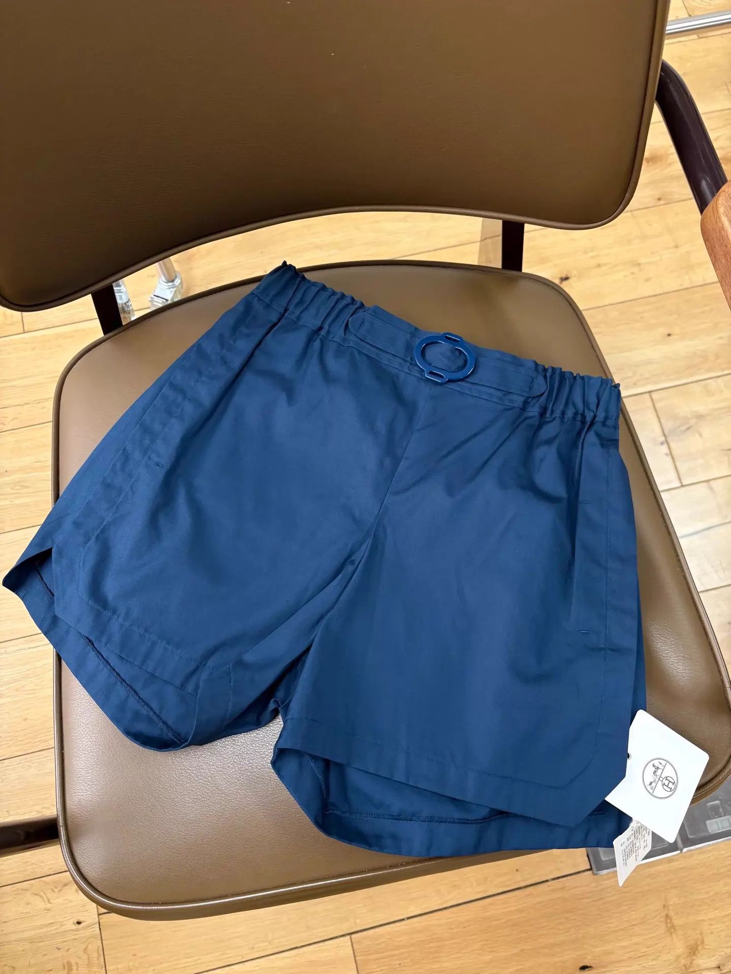Hermes Hermes royal blue beach shorts 34 Size 25" / US 0 / IT 36 - 2 Thumbnail