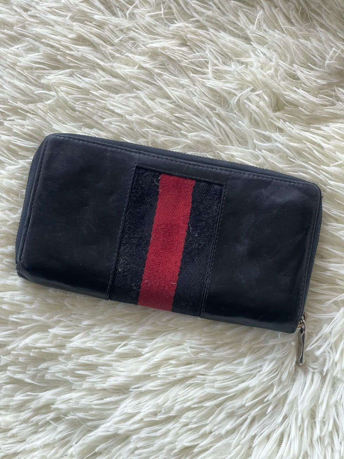 Designer × Gucci × Vintage Gucci Sherry Line Zipper Wallet Size ONE SIZE - 5 Thumbnail
