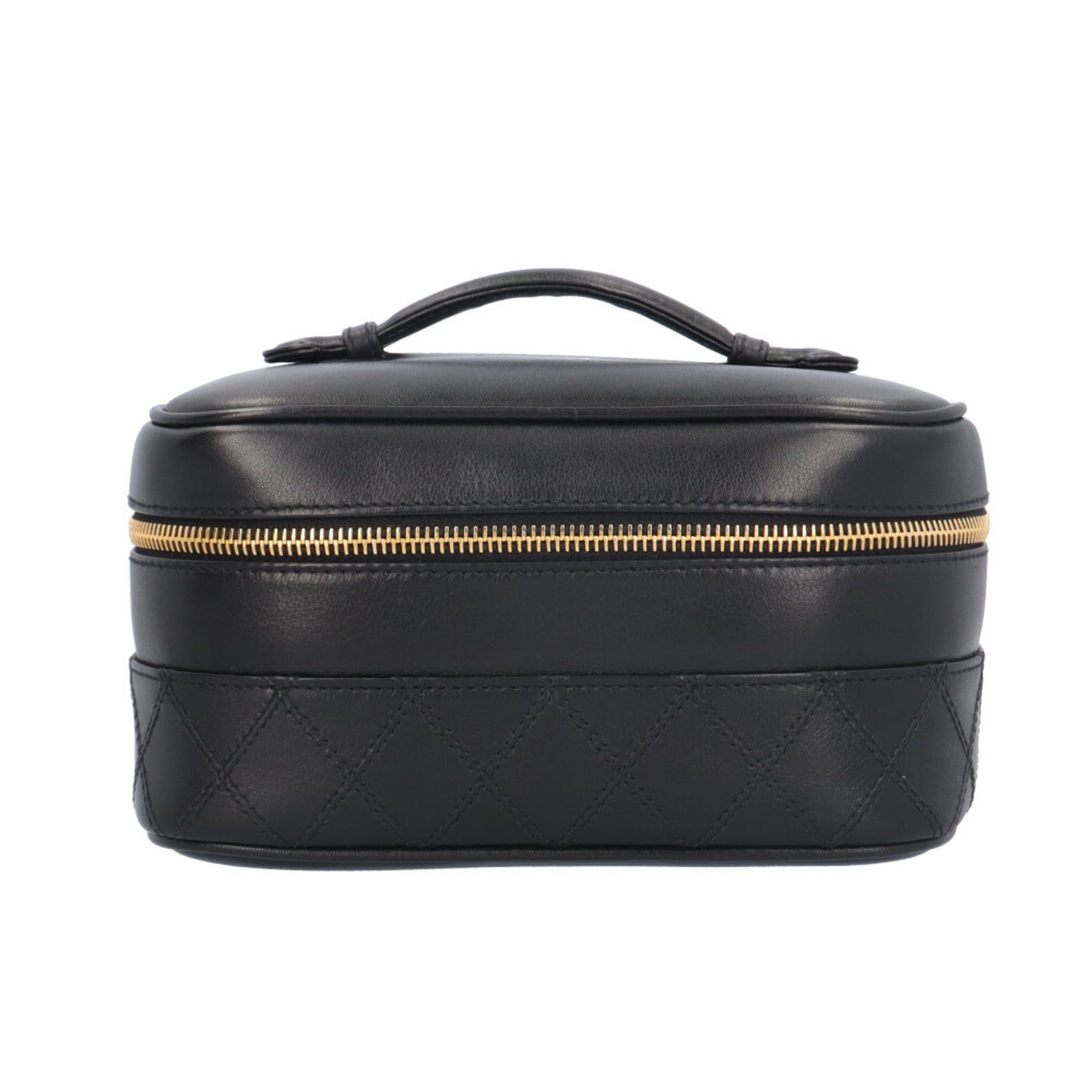 Chanel Pre-owned Chanel Picolore Vanity Bag, Handbag, Leather A01618, Black, Women's Size ONE SIZE - 1 Thumbnail