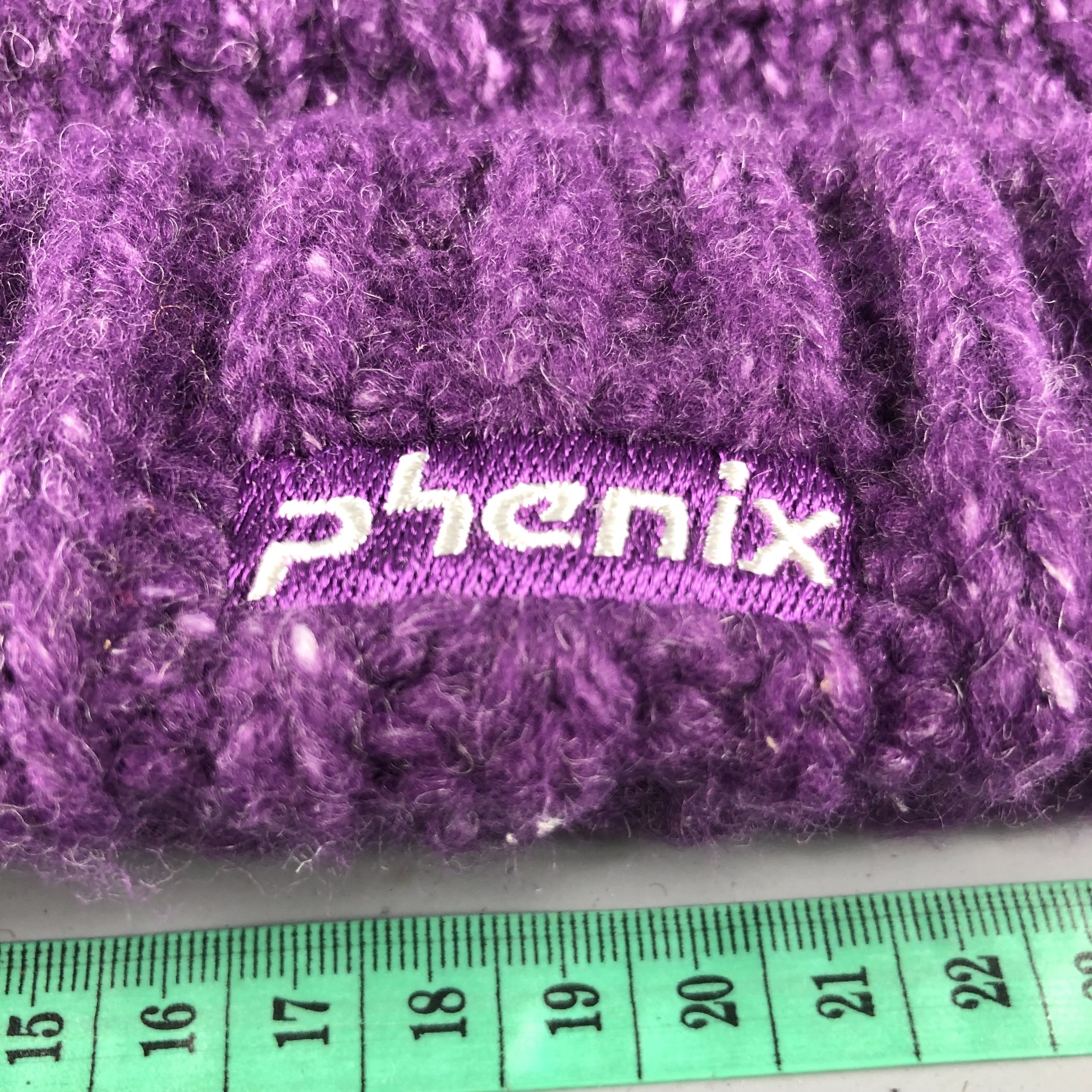 Phenix Phenix Purple Bobble Beanie Snowcap Snow Hat B593 Size ONE SIZE - 4 Thumbnail