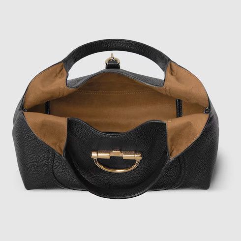 Gucci o1la5ras0526 Size: OS / Softbit Medium Top Handle Bag Black Size ONE SIZE - 6 Thumbnail