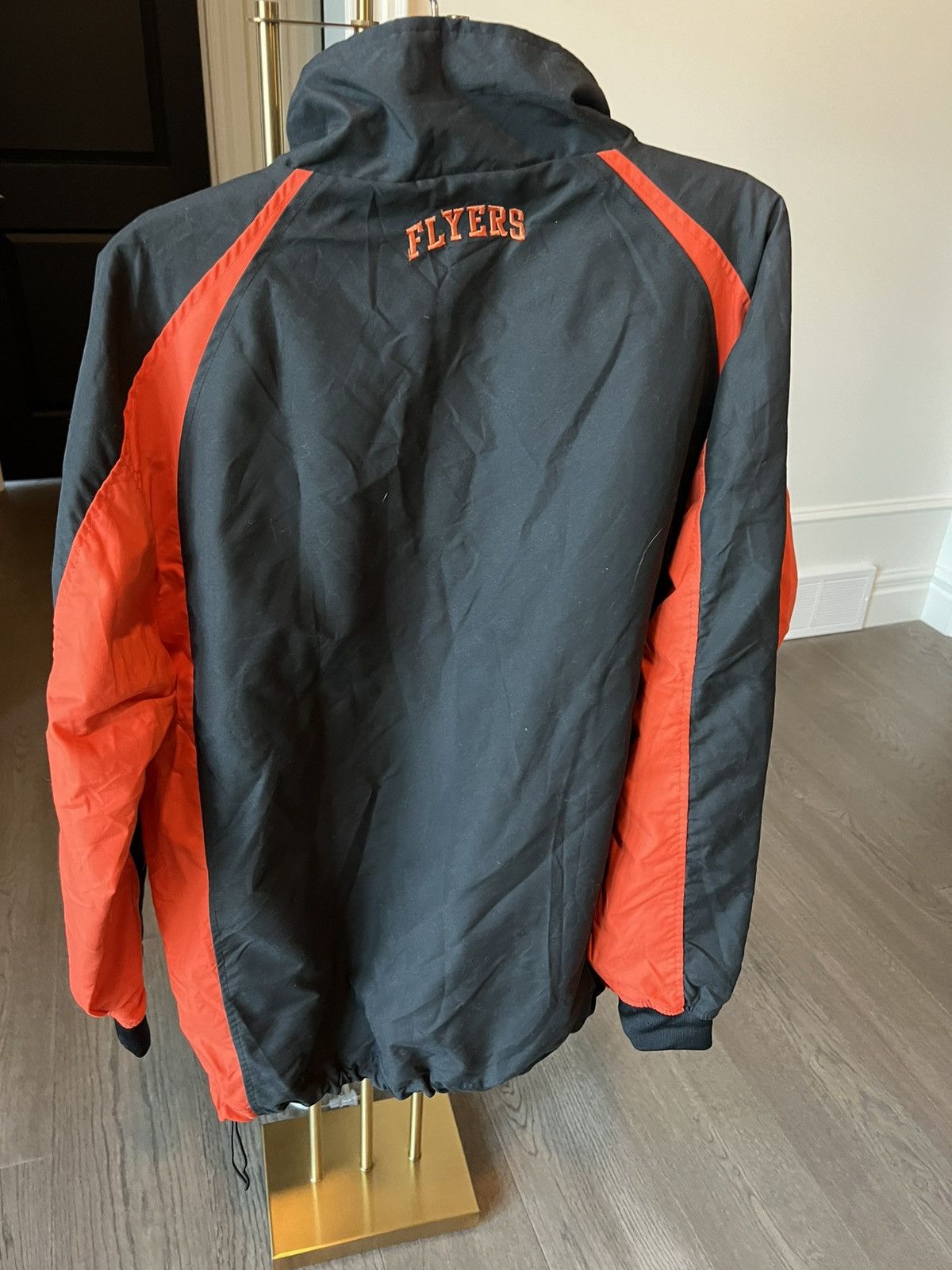 NHL × Vintage Vintage Philadelphia Flyers NHL 1/4-Zip Windbreaker – Size M Size US M / EU 48-50 / 2 - 2 Thumbnail