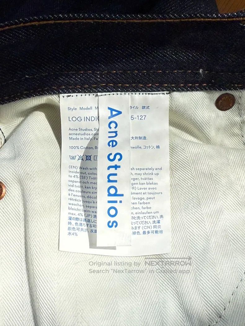 Acne Studios Acne Studios Raw Denim Pants LOG Size US 32 / EU 48 - 3 Thumbnail