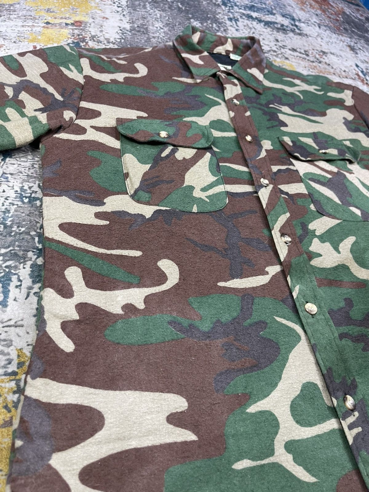 Vintage Vtg 80s Mac Eye Trails Camouflage Padded Overshirt Jacket Size US M / EU 48-50 / 2 - 8 Thumbnail