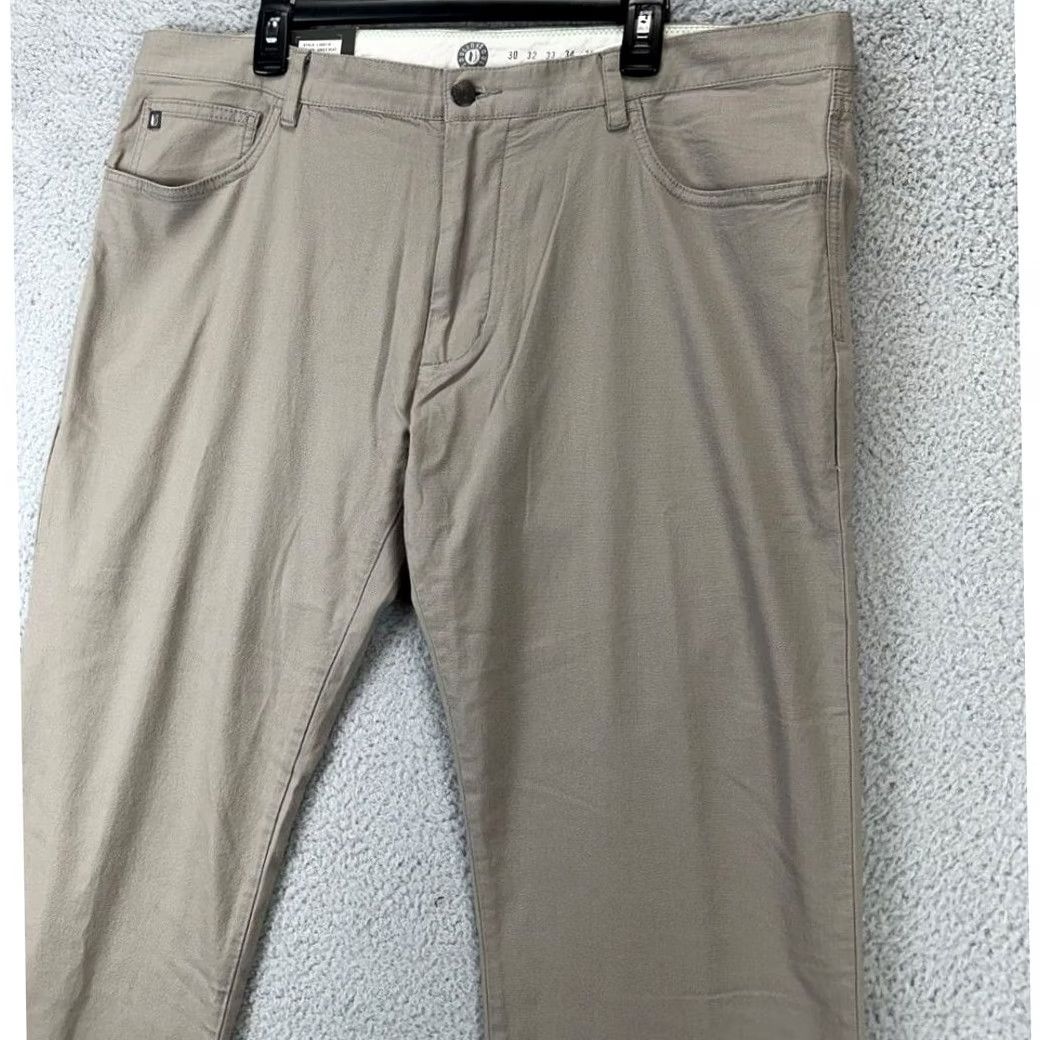 Denime VINTAGE? No. Linksoul Jeans Mens 40 Grey Straight Leg Denim Pants Outdoor Preppy 5 Pocket NEW Size US 40 / EU 56 - 3 Thumbnail