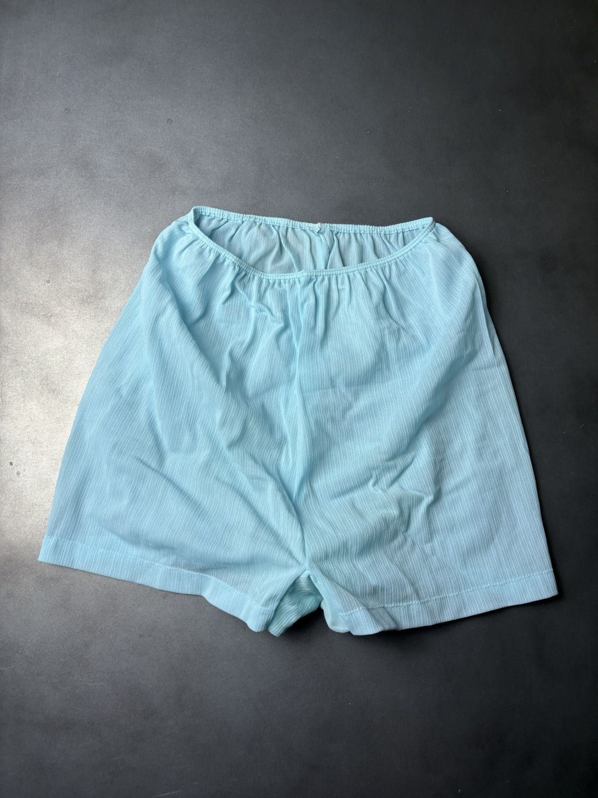 Marks & Spencer × Vintage 1960s Chiffon Boxers 70s Vintage Sheer Shorts Lace Panties Size ONE SIZE - 10 Thumbnail