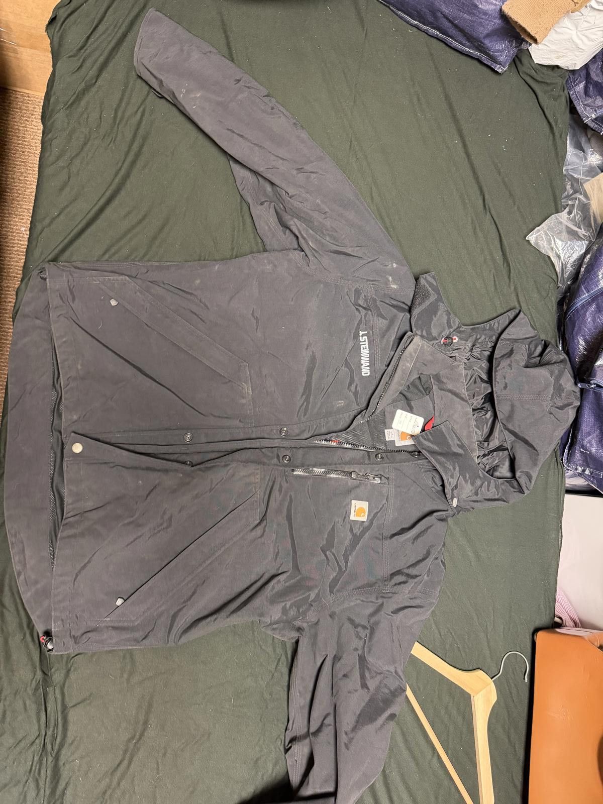 Carhartt Carhartt black jacket logo on the back Size US L / EU 52-54 / 3 - 1 Thumbnail