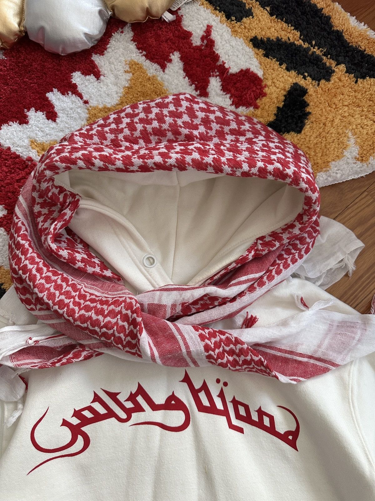 Velour Scars Keffiyah Hoodie