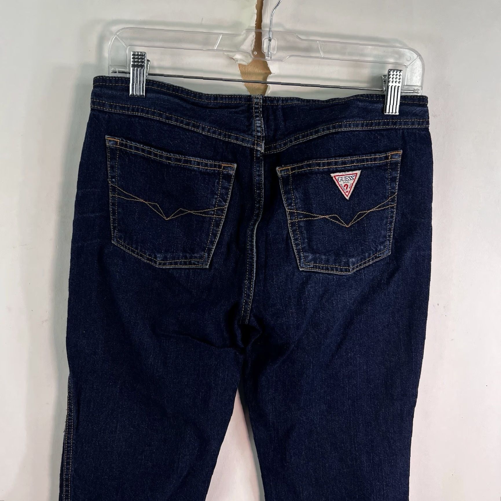 Guess VINTAGE GUESS Jeans Bootcut Denim 5-Pocket Regular Size 28 Blue 90s Retro Womens 31x32 Size 28" / US 6 / IT 42 - 6 Thumbnail