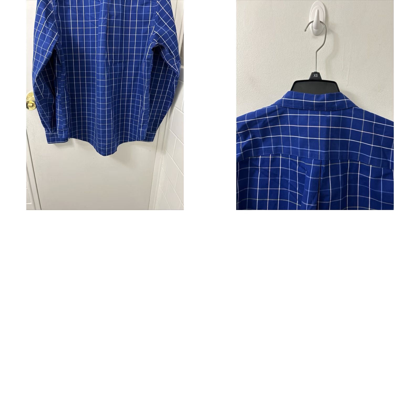Vintage VINTAGE LL Bean Shirt Womens S Blue Pinpoint Oxford Plaid Long Sleeve Button Down 503436 Size S / US 4 / IT 40 - 9 Thumbnail