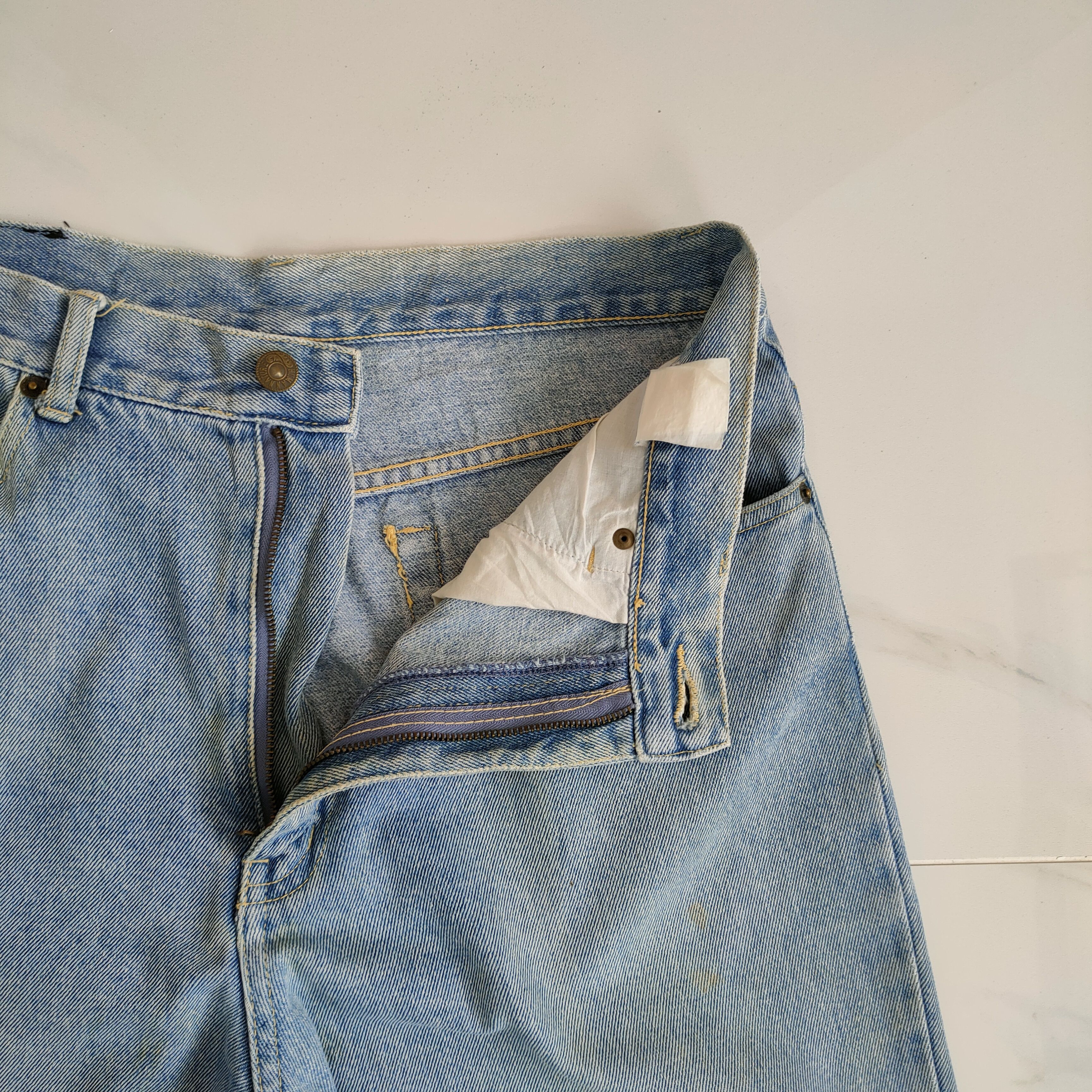 Japanese Brand VINTAGE JAPANESE FADED DISTRESSED JEAN DENIM PANTS Size US 32 / EU 48 - 6 Thumbnail