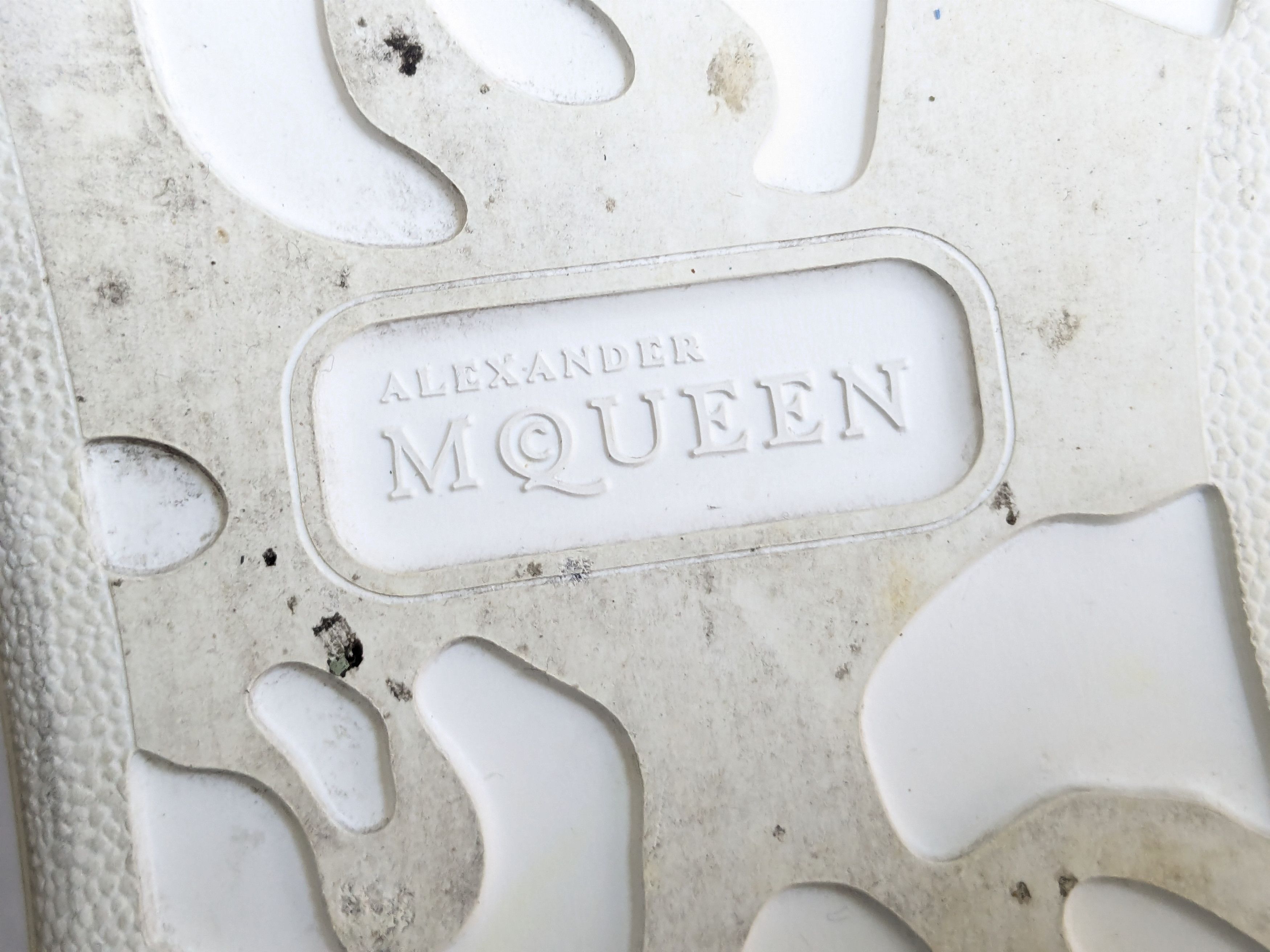 Alexander McQueen Alexander McQueen Larry Oversized Sneakers 12 45 White Brown Size US 12 / EU 45 - 16 Thumbnail