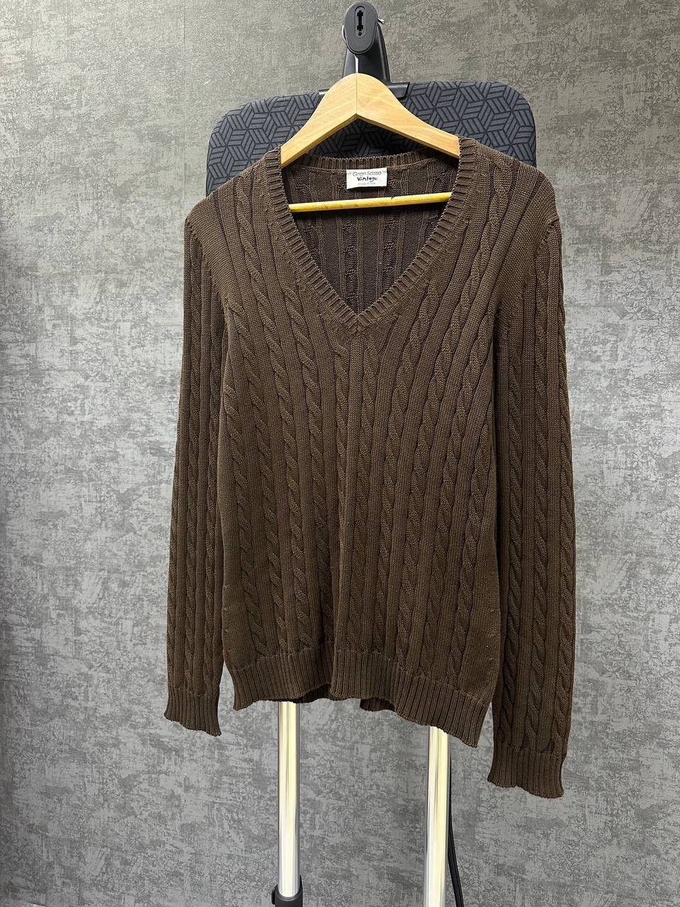 Gran Sasso × Vintage Vintage Gran Sasso Brown Jumper For Women Sweater Size M / US 6-8 / IT 42-44 - 6 Thumbnail