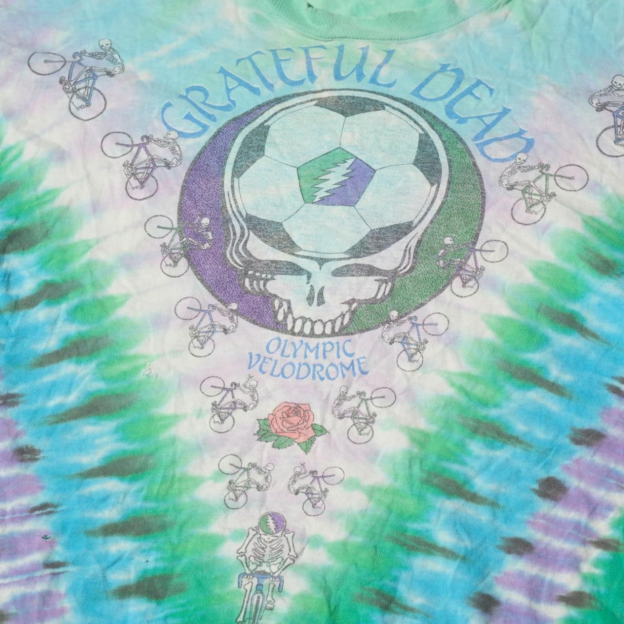 Grateful Dead Vintage Grateful Dead '1990 LA Olympic Velodrome' T-Shirt Size US XL / EU 56 / 4 - 3 Thumbnail
