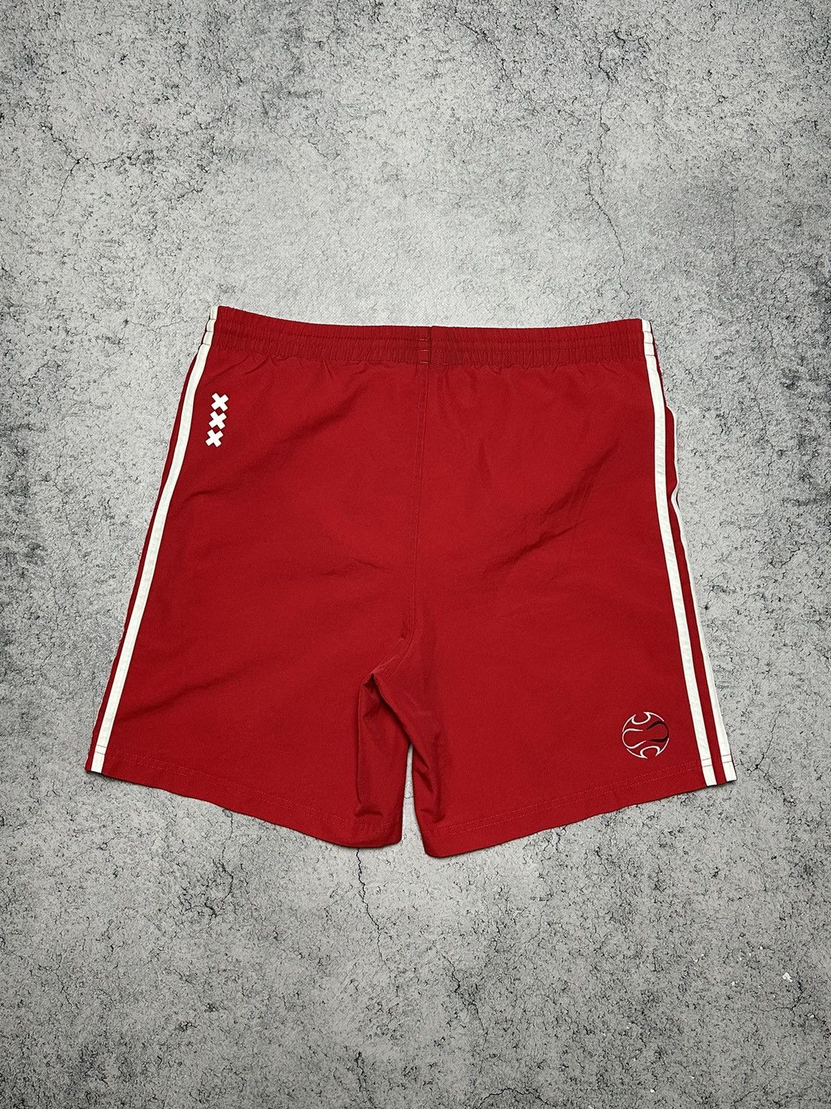 Adidas Adidas Ajax Amsterdam Football Soccer Red Shorts Size US 32 / EU 48 - 6 Thumbnail