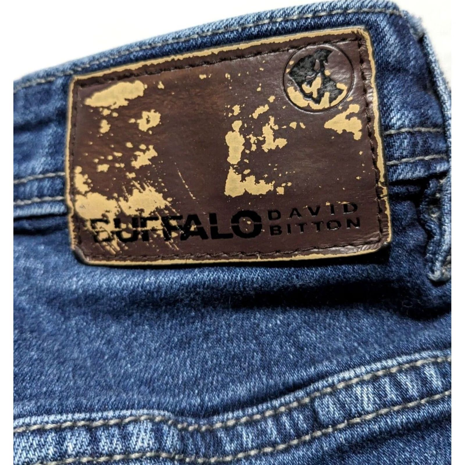 Buffalo David Bitton BUFFALO DAVID BITTON JACKSON STRAIGHT STRETCH Men 36X30 Cotton Blend Blue Jeans Size US 36 / EU 52 - 3 Thumbnail