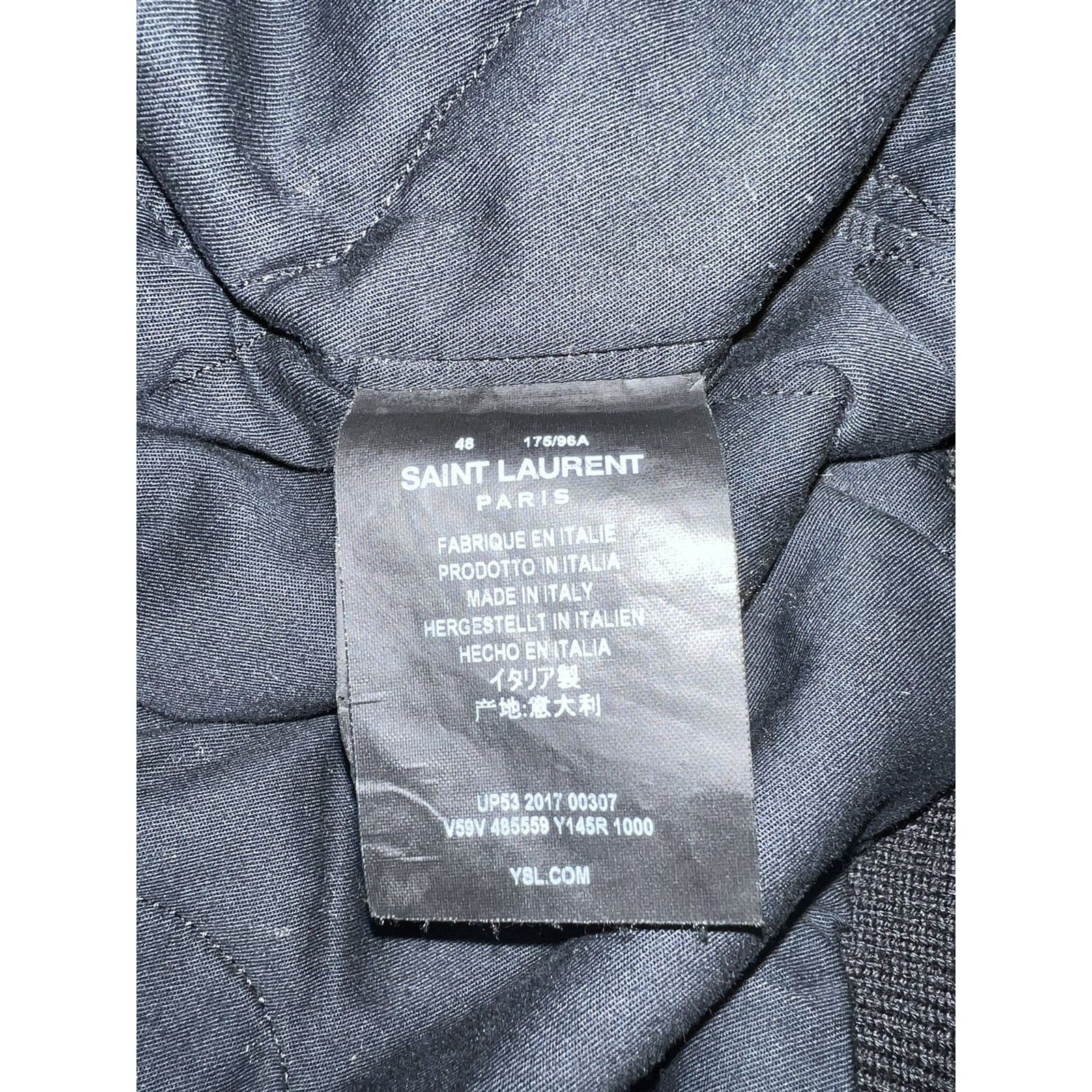 Saint Laurent Paris Saint Laurent Lamb Fur Trim Jacket Size US M / EU 48-50 / 2 - 6 Thumbnail