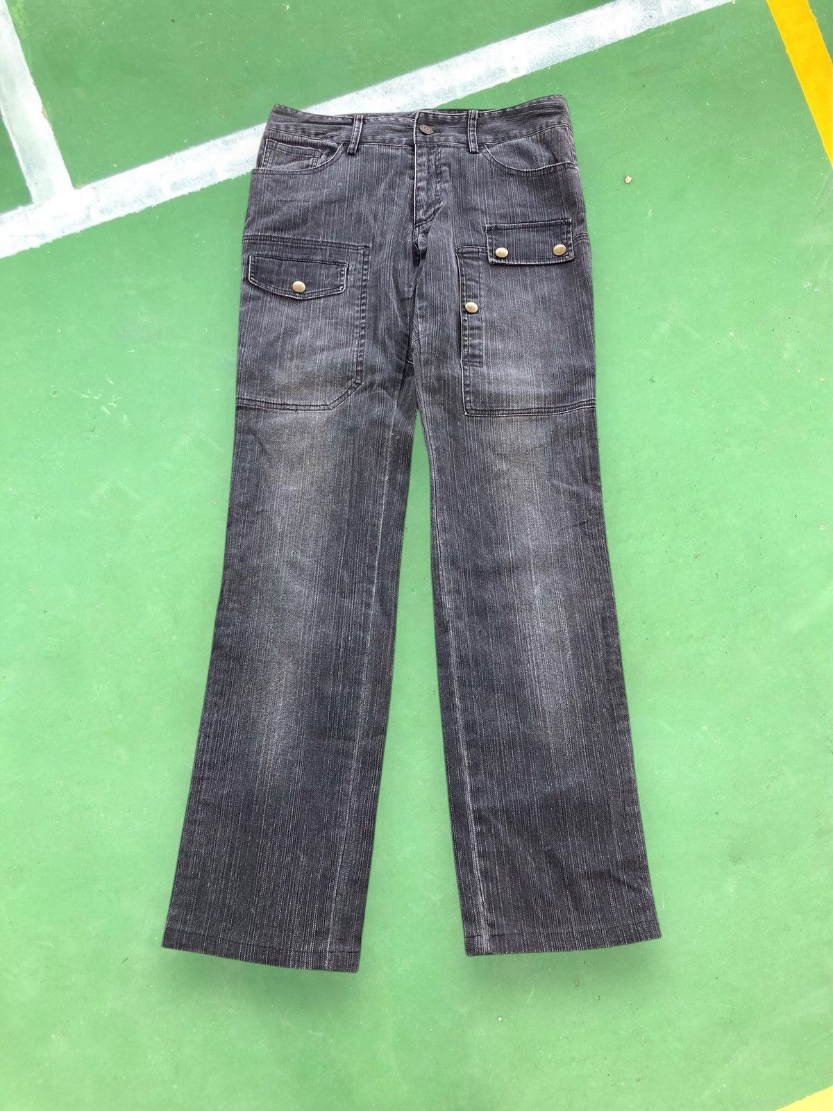 Tornado Mart Tornado Mart Multi pocket cargo Jeans Size 30" / US 8 / IT 44 - 1 Thumbnail