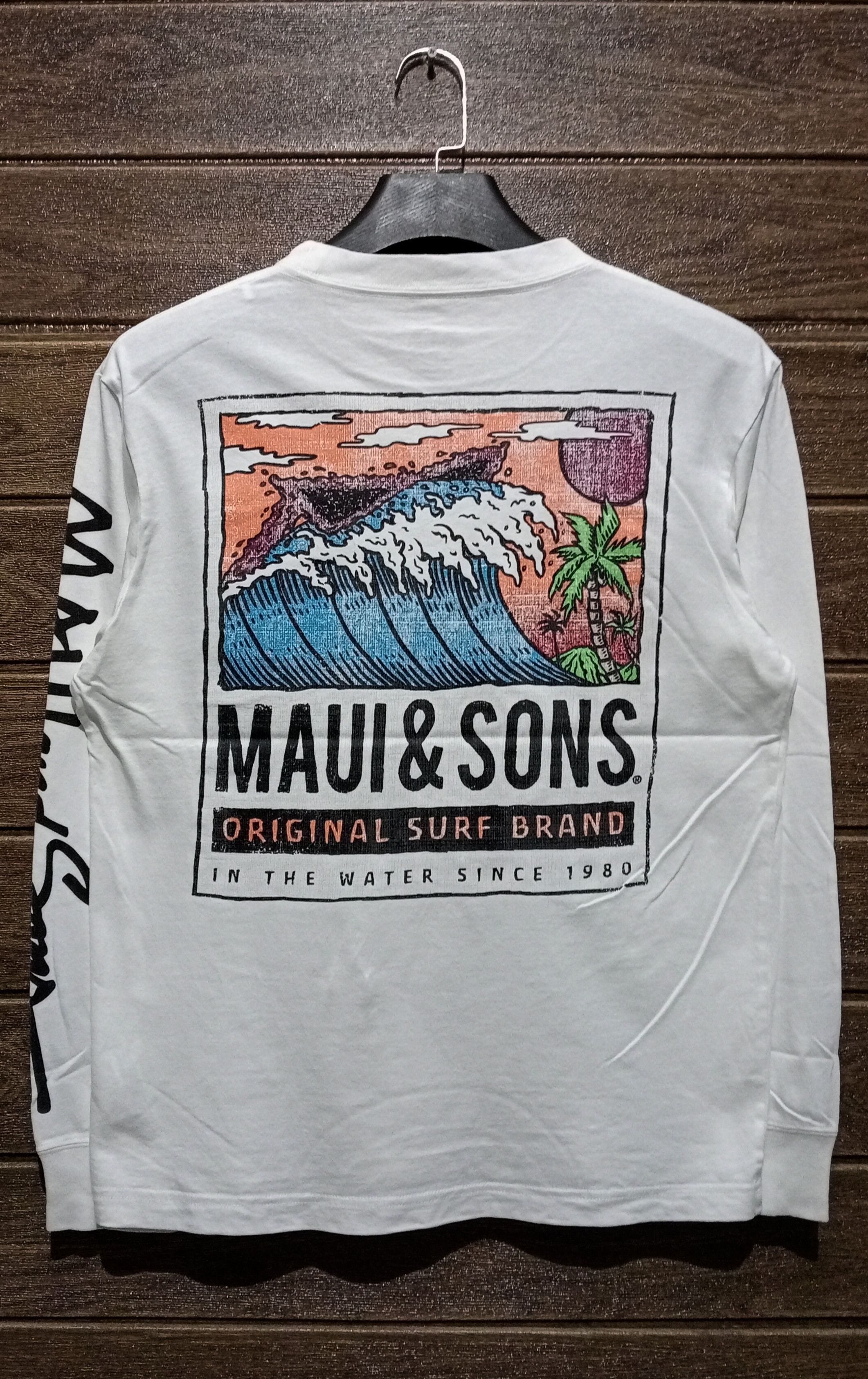 Maui and Sons Maui and Sons Long Sleeve Tshirt Very Rare Size US M / EU 48-50 / 2 - 1 Thumbnail