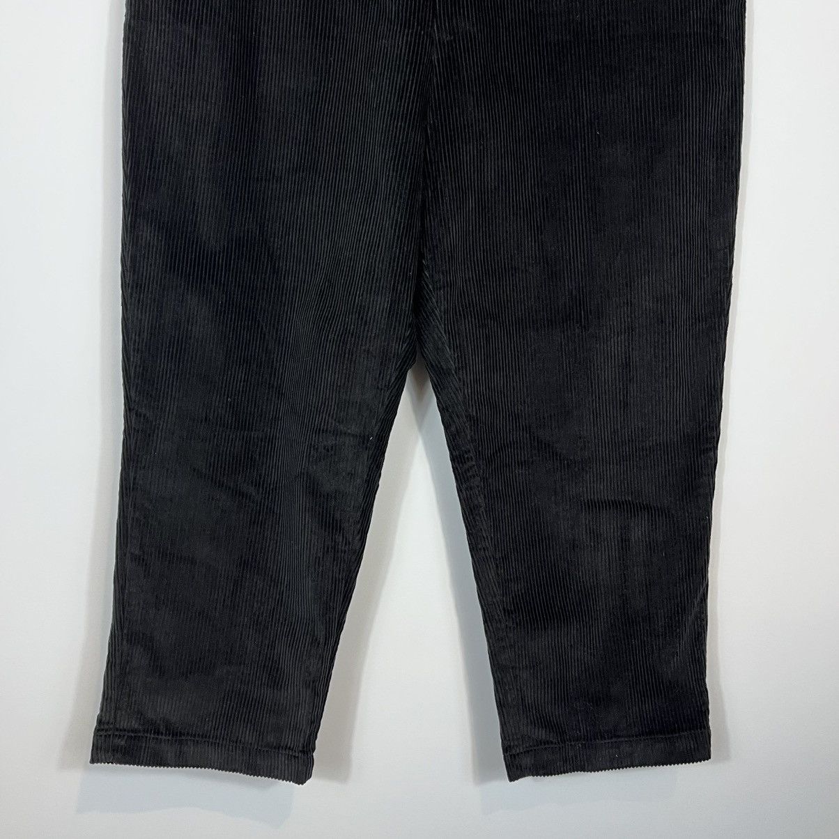 Other Toast Organic Cord Barrel Leg Trousers Black Velvet Pants Size 34" / US 12 / IT 48 - 3 Thumbnail
