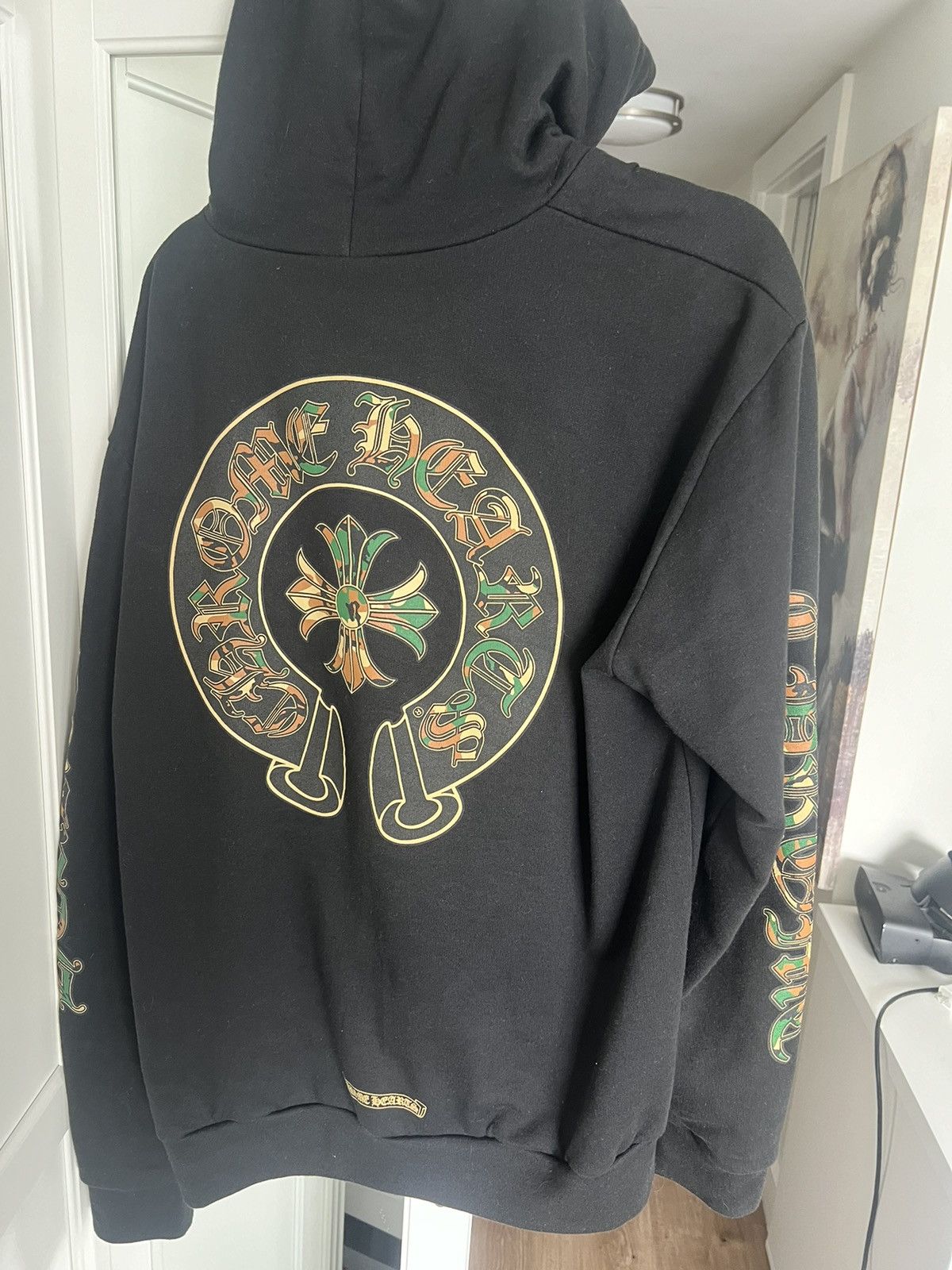 Chrome Hearts Chrome Hearts Camo Horseshoe Hoodie Size US M / EU 48-50 / 2 - 3 Thumbnail