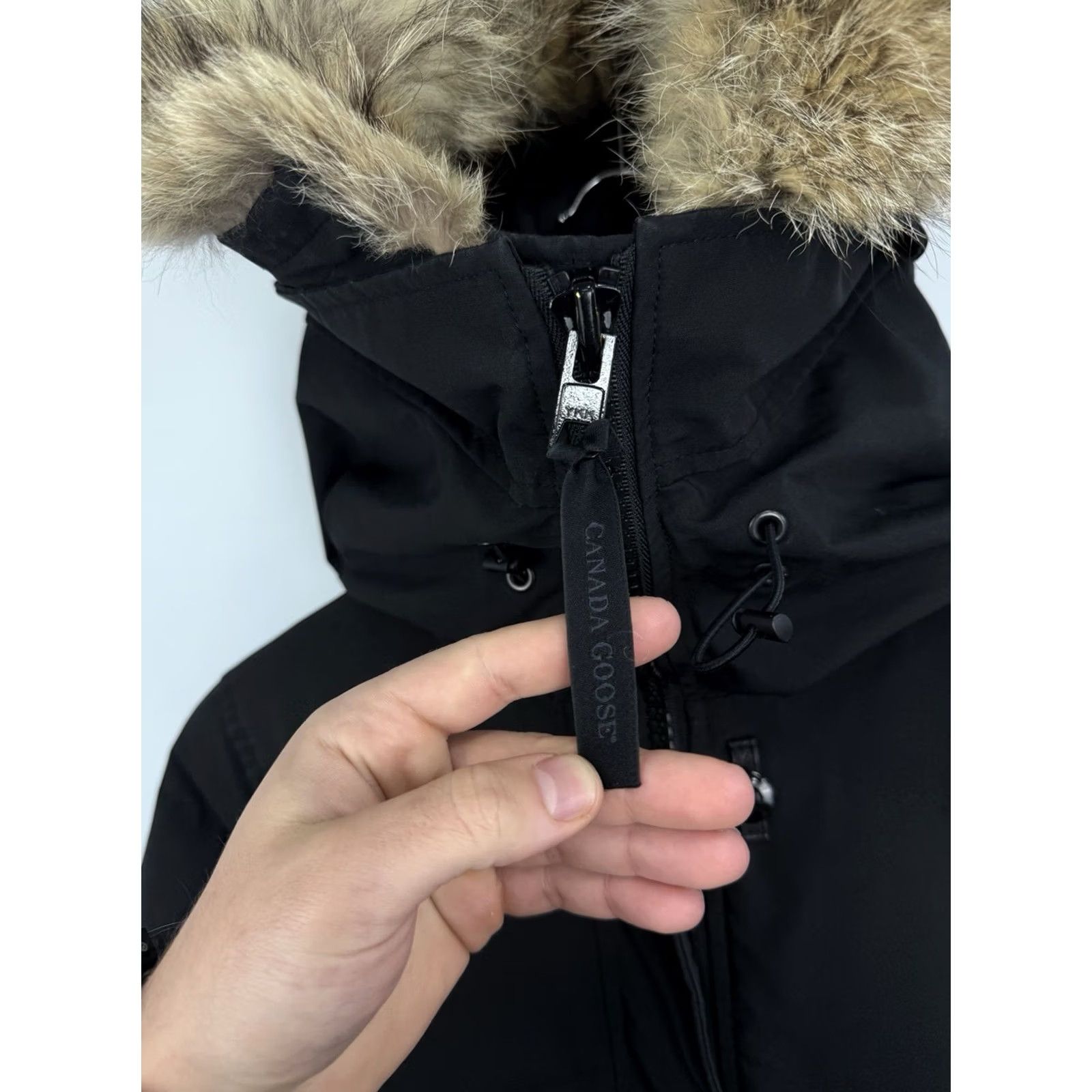 Canada Goose VINTAGE Canada Goose Lorette Parka Fur Hood Made in Canada XS Womens Black Down Size XS / US 0-2 / IT 36-38 - 6 Thumbnail