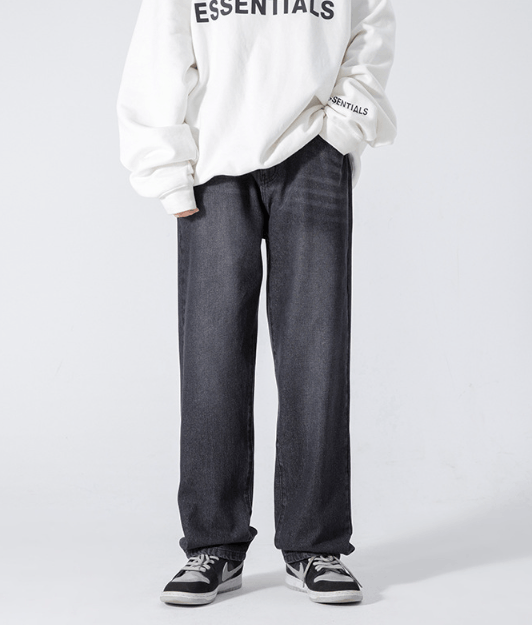 Japanese Brand × Jean High street washed retro loose versatile jeans y2k Size US 32 / EU 48 - 1 Thumbnail